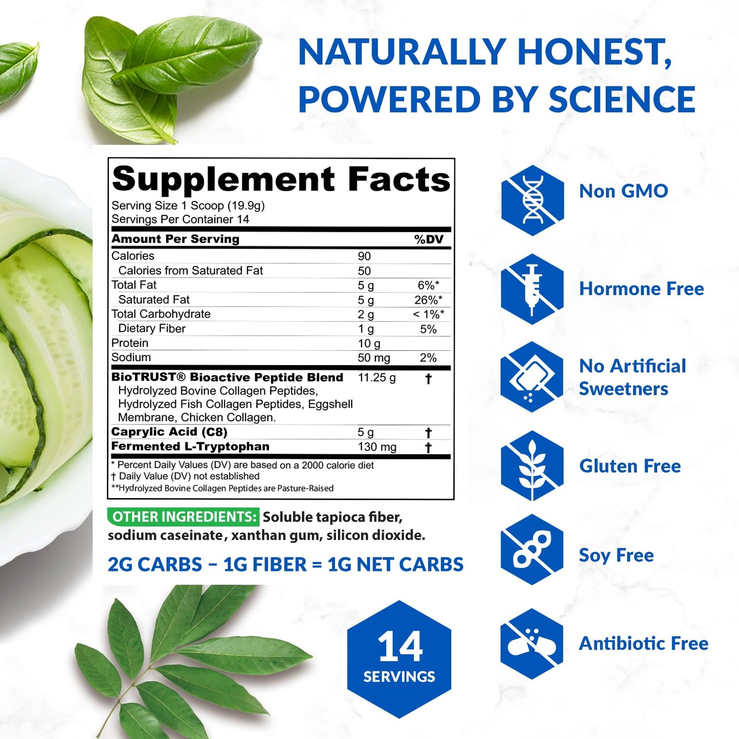BioTrust Multi-Collagen Protein Powder + Keto MCT Oil – 5 Collagen Types Plus 100% BioTrustUS supplements