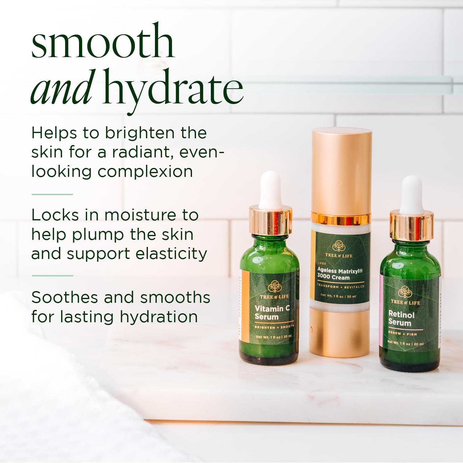 Tree of Life Rejuvenation Pack with Vitamin C Serum + Retinol Serum Tree of Life BeautyAu supplements