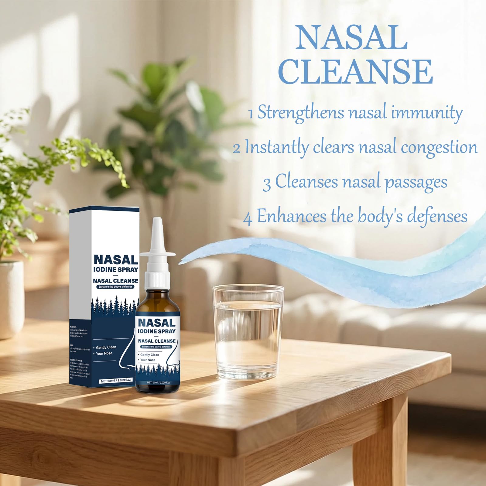 VIPUDA Nutramd Iodine Nasal Spray, Cleanses & Refreshes Your Nasal Passages, Iodine & Fulvic Acid Blend, 100% Natural Mineral Formula – 60 ml/2.029 fl.oz (1pc) VIPUDAAu supplements