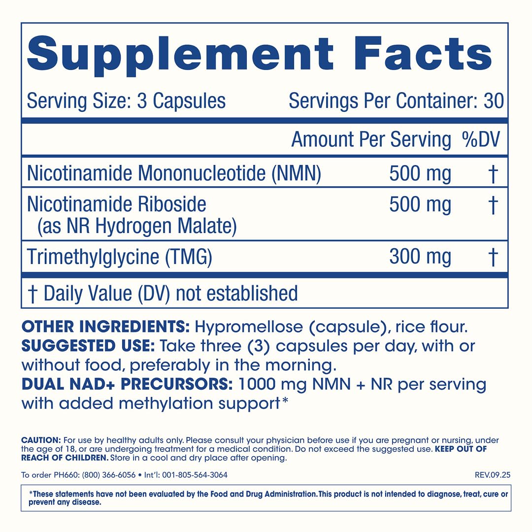 ProHealth NMNR Pro Synergy | 90 Capsules | Combined NMN and NR Formula | Triple Lab-Tested, USA GMP Manufactured ProHealthAu supplements
