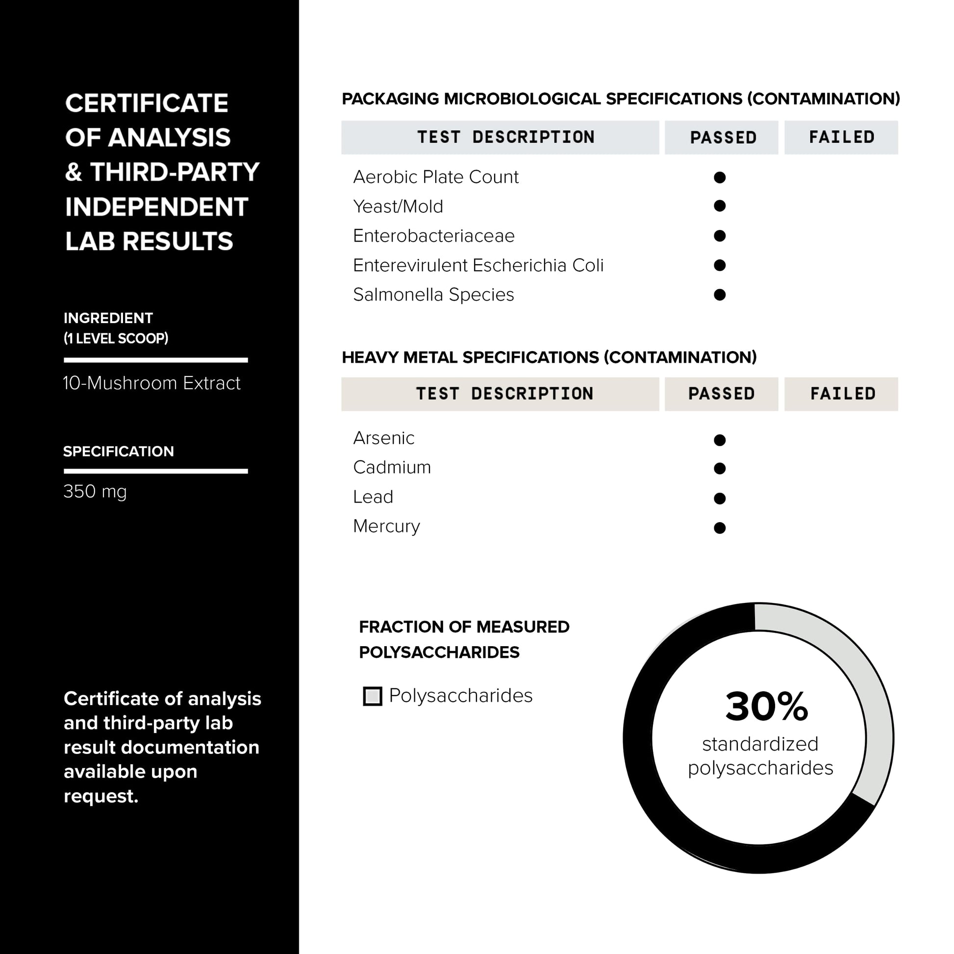 Mushroom Coffee - Ultra High Potency 10:1 Concentrated Extract - Colombian Sourced Beans with 10 Mushroom Blend, Lion's Mane & Cordyceps - Rich & Functional Coffee Alternative - Third-Party Lab Tested ToniiqAu supplements