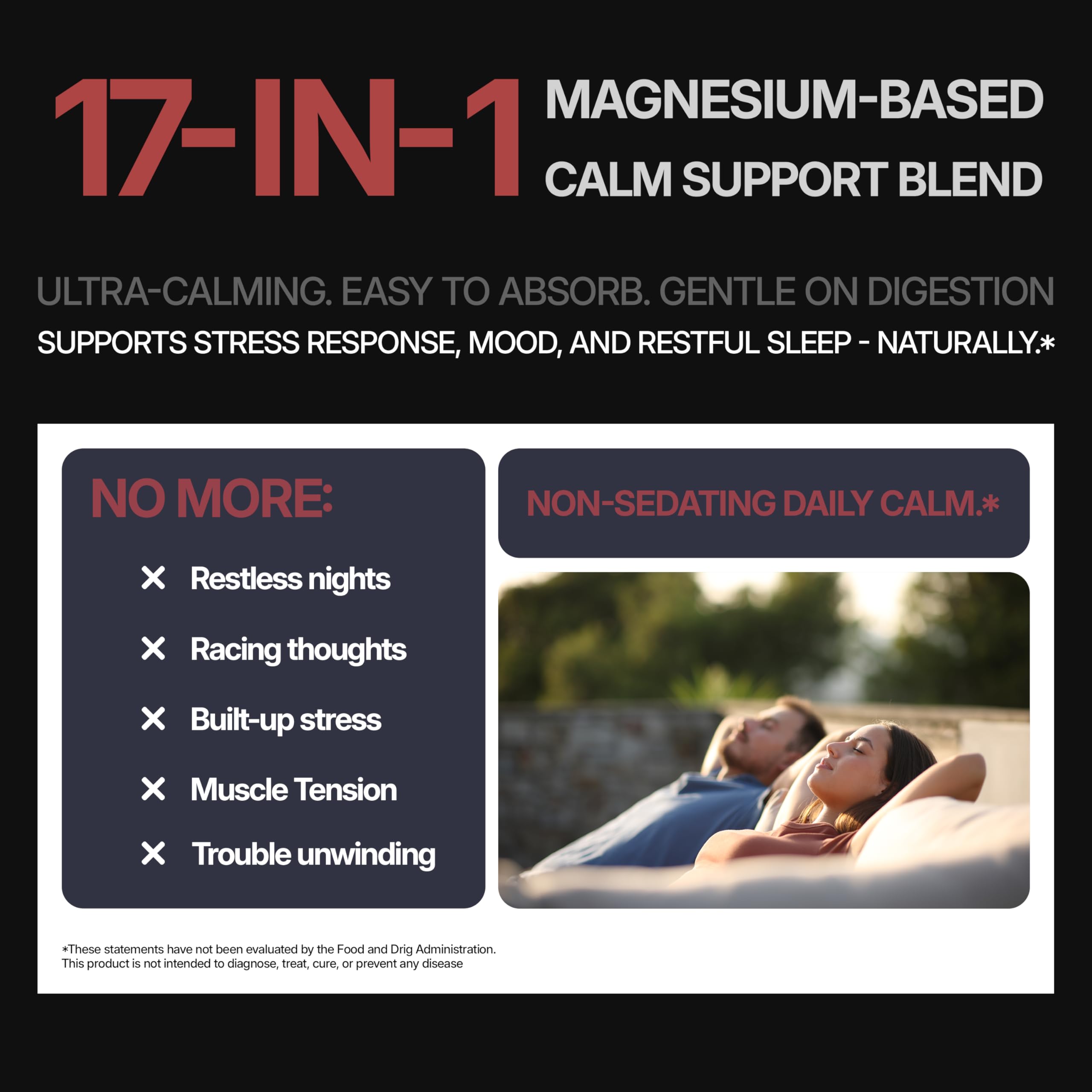 DLNIA Magnesium Glycinate Stress & Cortisol Support Gummies | Calm Focus by Day, Deep Sleep by Night | 17-in-1 with KSM-66® Ashwagandha, L-Theanine & Lion’s Mane DLNIAAu supplements