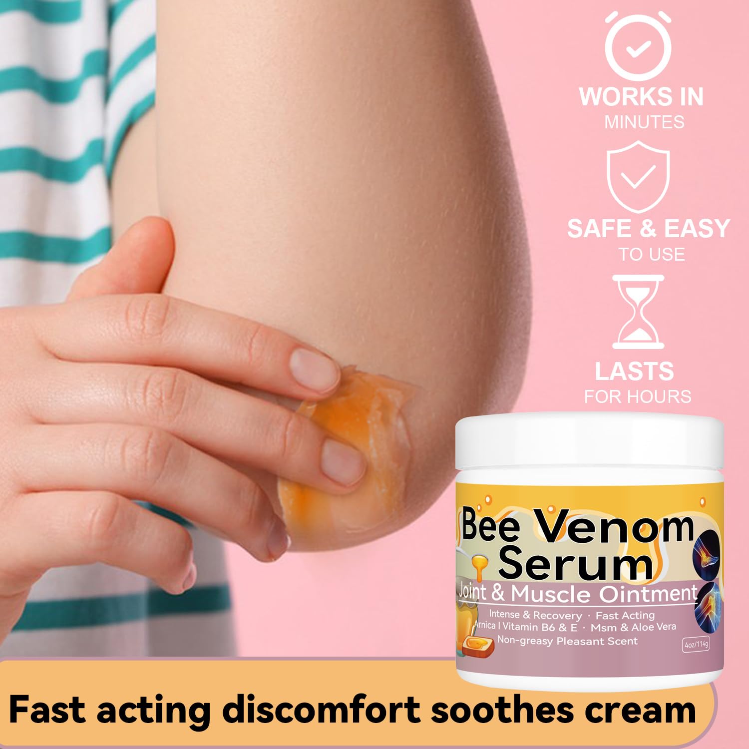 Cedonivor Bee Venom Cream, Joint & Muscle Soothing, Professional Bee Venom Joint Cream,Joint Gel - Specially for for Back, Neck, Hands, Knee CedonivorAu supplements