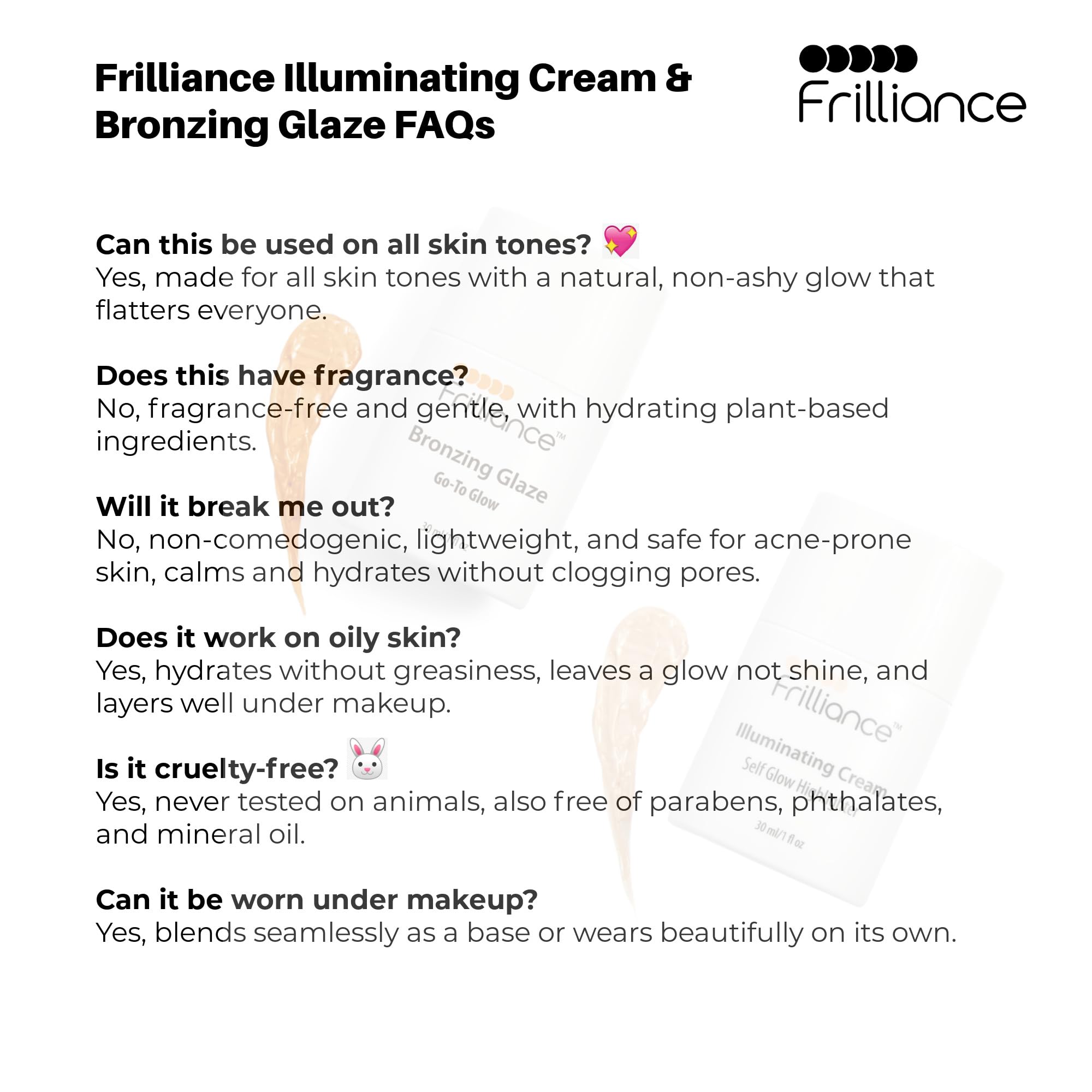 Frilliance Hydrating Go-To Glow, Bronzing Glaze Drops, Cruelty-Free Hypoallergenic for Teens of All Skin Types, 30 ml / 1 fl oz FrillianceAu supplements