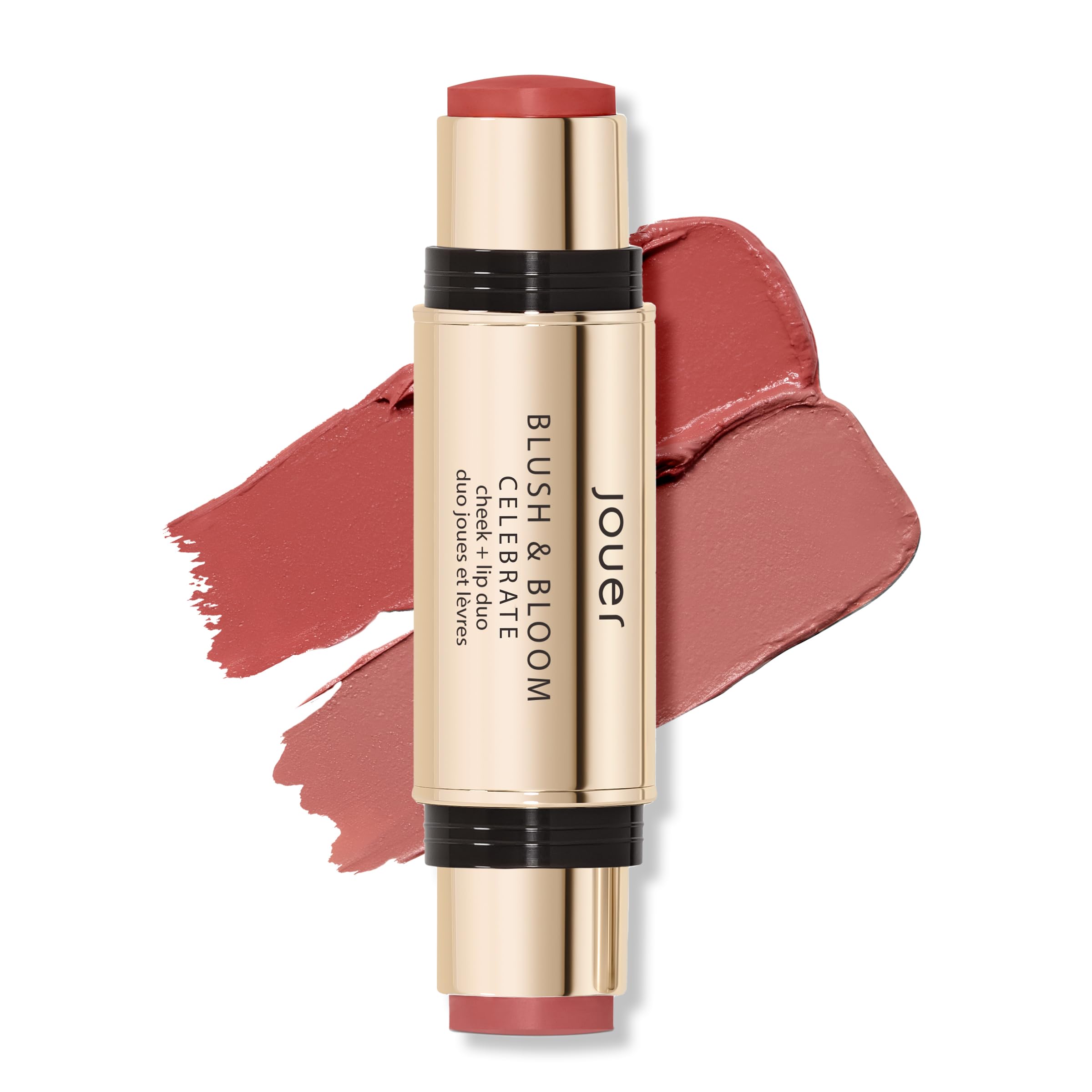 Jouer Blush & Bloom Cheek + Lip Duo - Hydrating Cream Blush Stick for Lip and Cheek Tint - Moisturizing Rose Hip and Squalane Oil Formula, Celebrate JouerAu supplements
