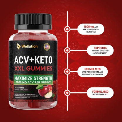 WELLUTION (2 Pack Gummies Apple Cider Vinegar - Formulated to Support Healthy Weight WELLUTIONUS supplements