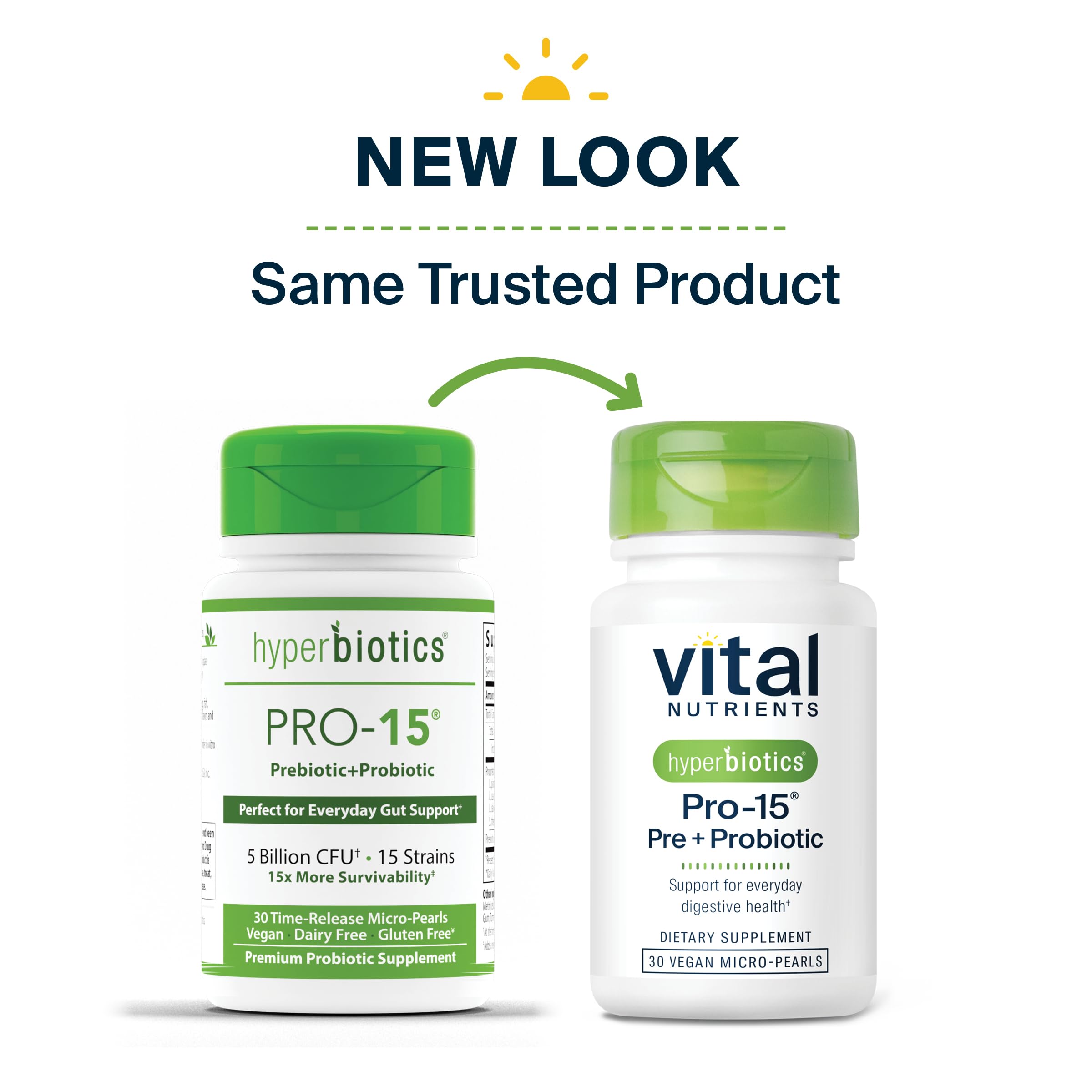 Hyperbiotics Vital Nutrients Pro-15 Prebiotics and Probiotics for Women and Men | 15 Science Backed Strains | Supports Occasional Constipation, Diarrhea, Gas & Bloating | 30 Vegan Time Release Pearls HyperbioticsAu supplements