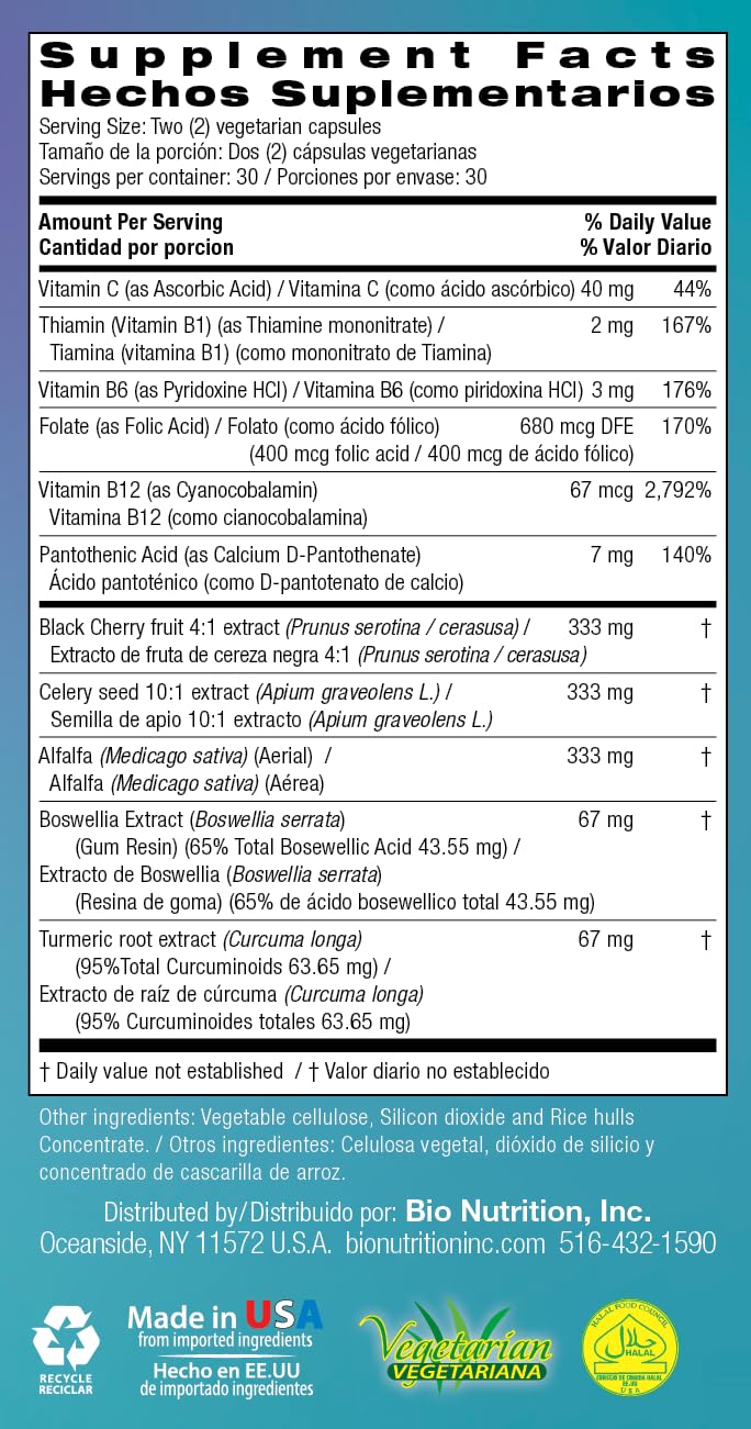 Bio Nutrition 2 Pack Urilow 60 Vegetarian Capsules | Natural Support for Urinary Health | Promotes a Healthy Uric Acid Balance Bio NutritionAu supplements