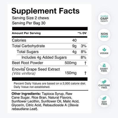 humanN SuperBeets SuperBeets Heart Chews & Memory + Focus Chews & Neo40 Daily humanNUS supplements