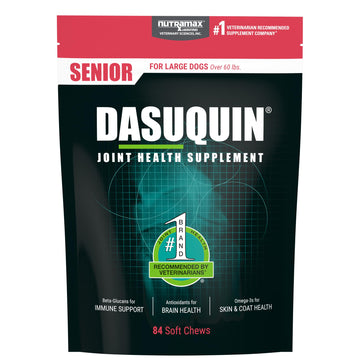 Nutramax Dasuquin Joint Health Supplement for Large Senior Dogs – for Immune Support, Skin & Coat Health, and Brain Health, 84 Soft Chews Nutramax LaboratoriesAu supplements