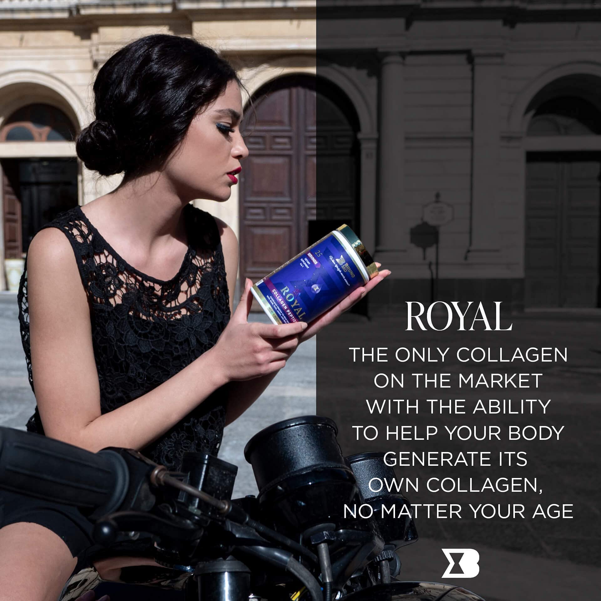 Bruno MD Royal Collagen Peptides, Clinically proven, Dietary Supplement, Improves Skin & Cellulite, European Sourced, Improves the Look of Hair & Nails, Blended with Vitamin C, Bone & Joint Supplement BRUNO MDAu supplements