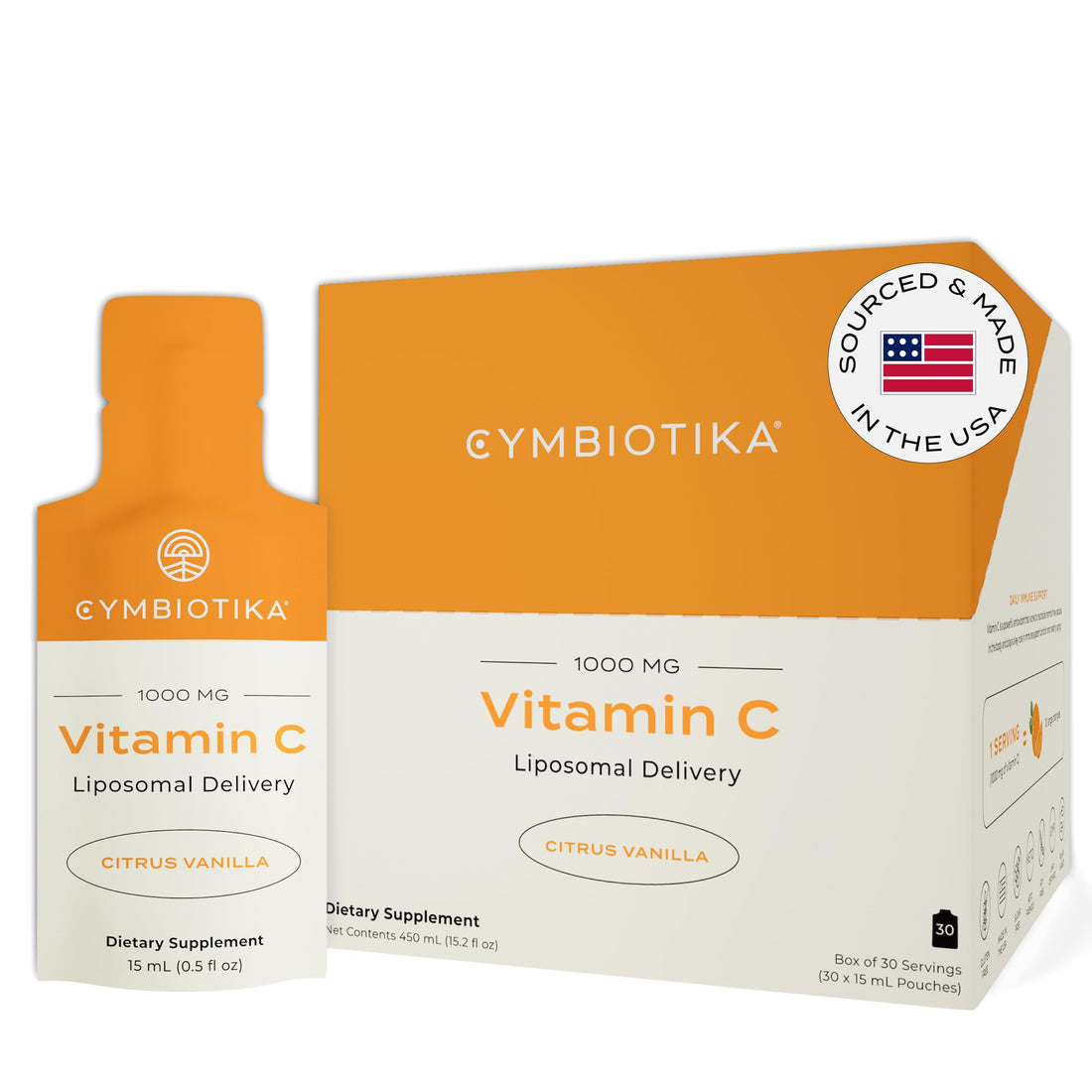 CYMBIOTIKA Vitamin C Individual Packets, Liposomal Delivery, Supplement for Immune Support, Collagen Boost, & Healthy Aging CYMBIOTIKAUS supplements