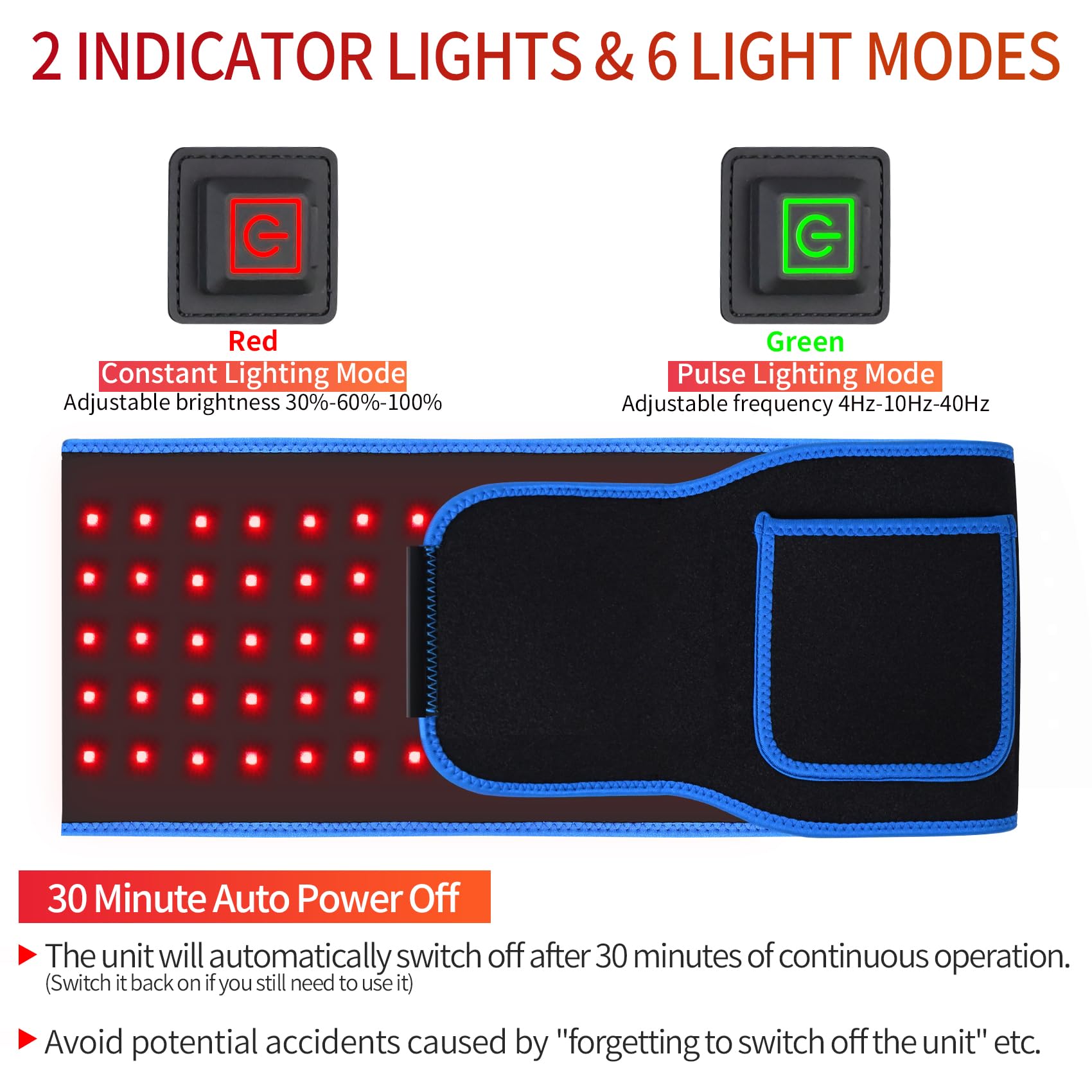 Red Light Therapy Belt, Infrared Light Therapy Red Light Therapy Device, Infrared Light Therapy Wrap LoqumloiAu supplements