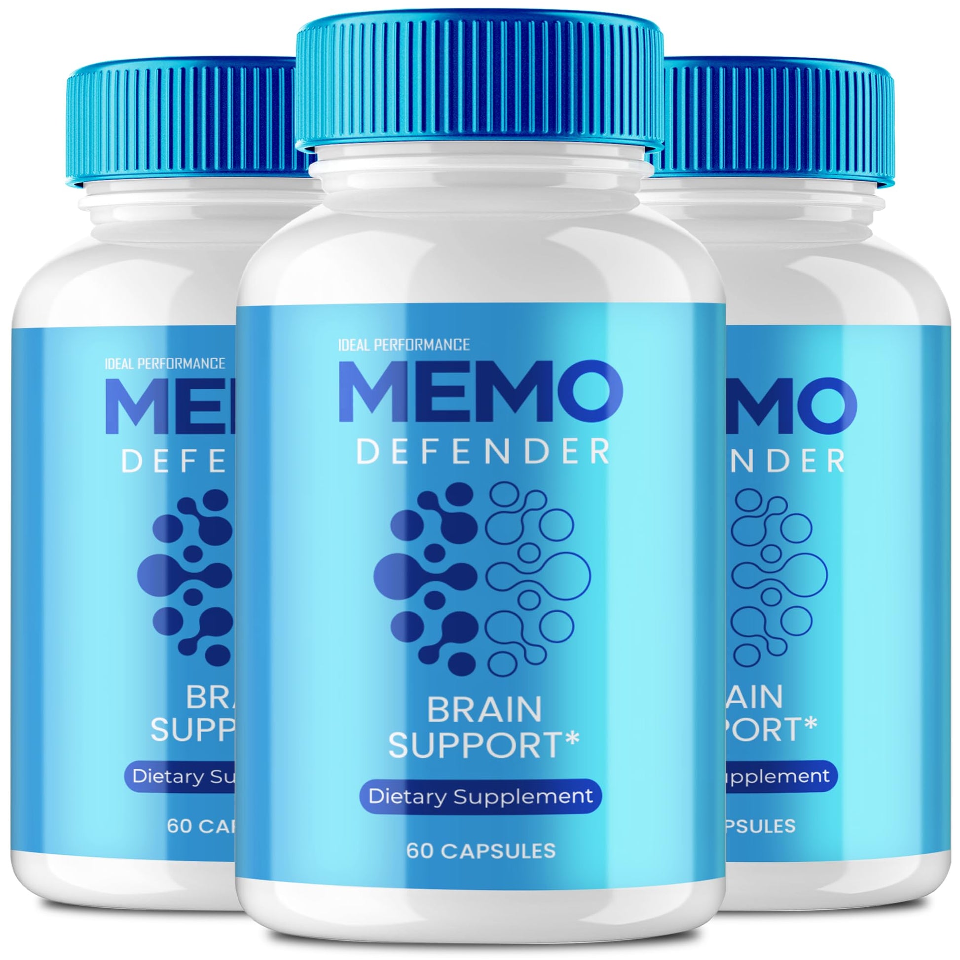 Memo Defender Brain and Memory Support Capsules, Memo Defender for Memory Supplement Pills, Advanced Formula Nootropic Pills for Brain Health Support, MemoDefender Health Blend Reviews (3 Pack) IDEAL PERFORMANCEAu supplements