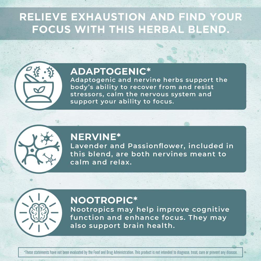 MaryRuth Organics Nootropic Focus Supplement for Adults | USDA Organic | Ginkgo Biloba MaryRuth OrganicsUS supplements