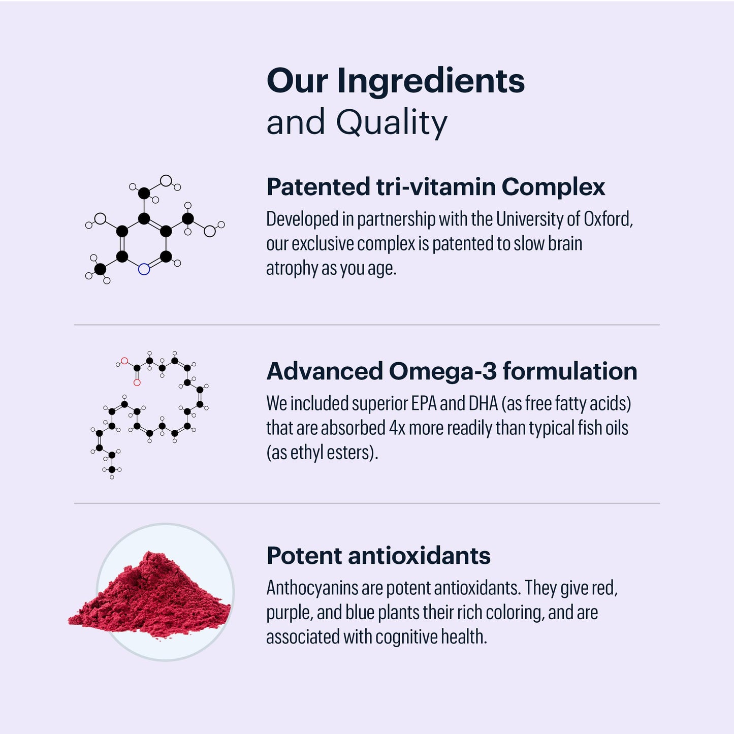 ELYSIUM Matter - 30 Servings - Brain Supplement for Memory and Focus Omega 3 Supplement + DHA - Vitamins to Support Brain Health and Memory ELYSIUMUS supplements