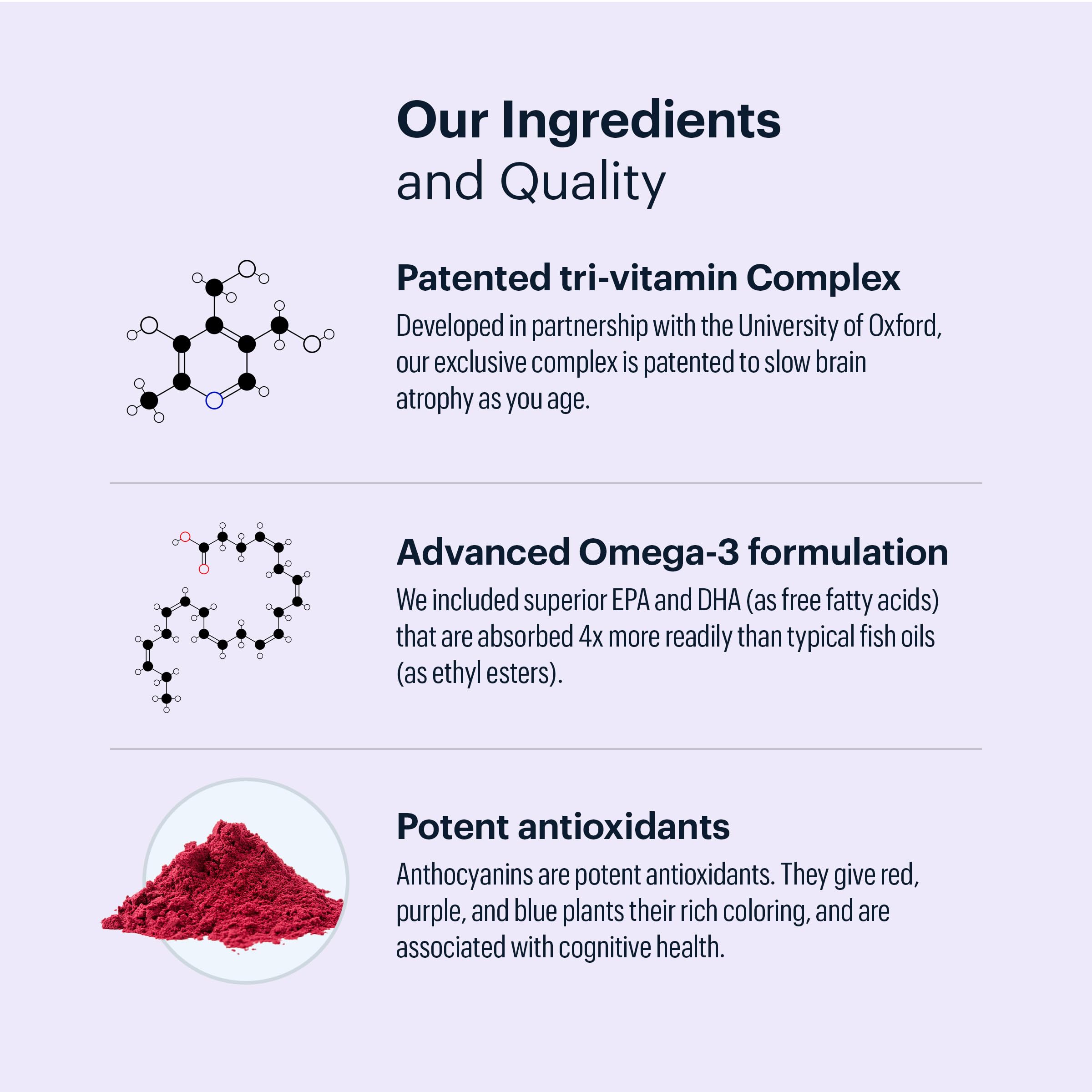 ELYSIUM Matter - 30 Servings - Brain Supplement for Memory and Focus Omega 3 Supplement + DHA - Vitamins to Support Brain Health and Memory ELYSIUMUS supplements