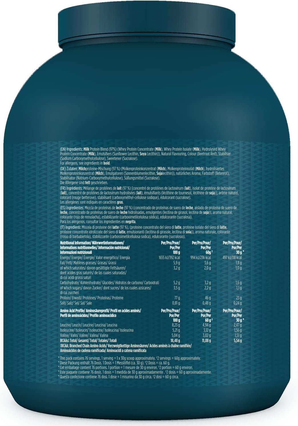 Kinetica Banana Whey Protein Powder | 2.27kg | 23g Protein per Serving | 76 Servings KineticaAu supplements