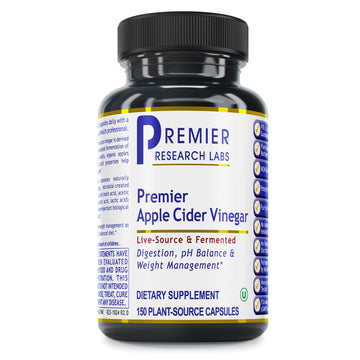 Premier Research Labs Apple Cider Vinegar Capsules - ACV Capsules, Apple Cider Vinegar Pills, Supplement for Digestion, pH Balance, Microbiome Health for Women and Men - 150 Vegetarian Capsules Premier Research LabsAu supplements