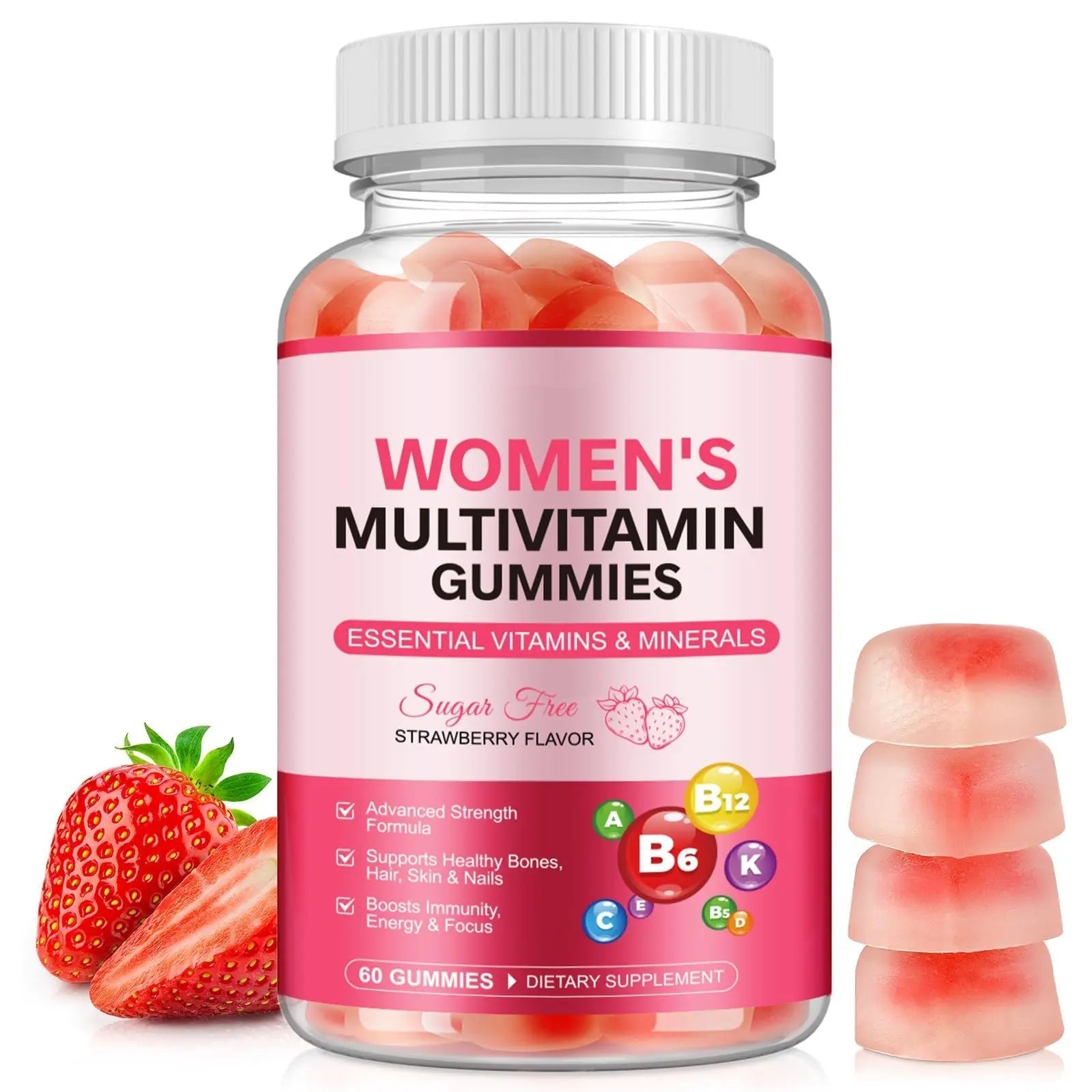 Women's Multivitamin Gummy, Vitamins A, C, D, E, K, B6, and B12 Womens Daily Multivitamin Gummy for Hair,Skin & Nails, Immune Energy FrovetaniAu supplements