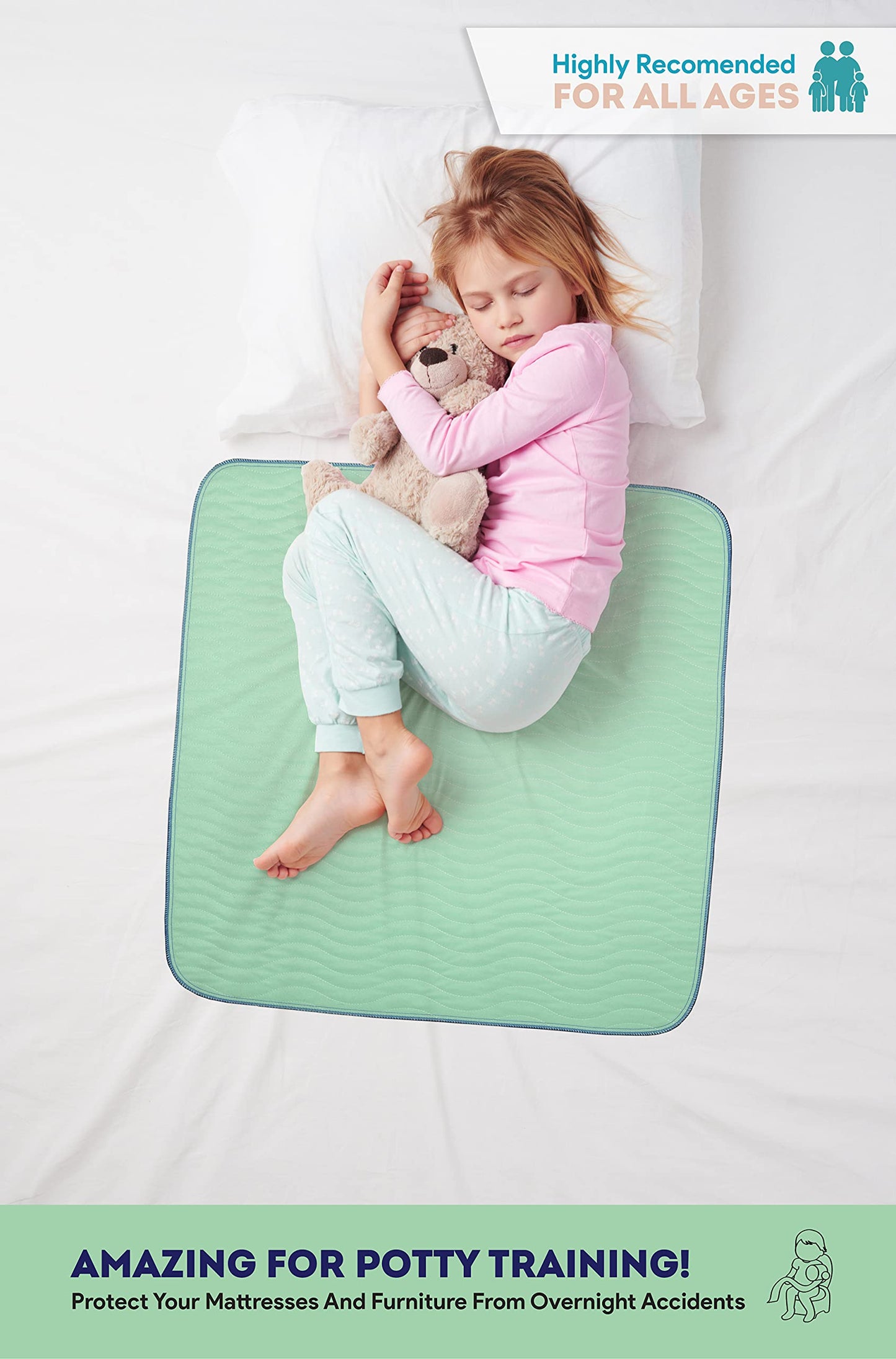 IMPROVIA® Washable Underpads 34" x 36" (Pack of 10) Heavy Absorbenc IMPROVIAUS supplements