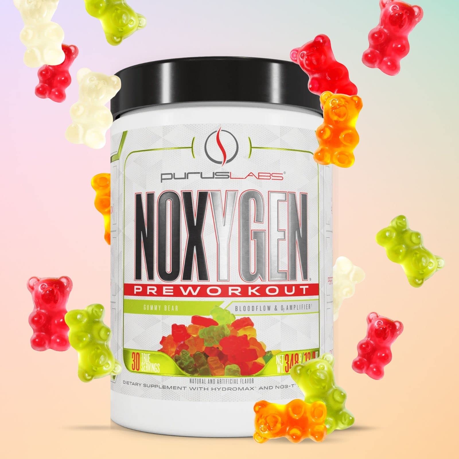 Purus Labs NOXYGEN PREWORKOUT Powder, 30 Servings (Gummy Bear) Purus LabsAu supplements