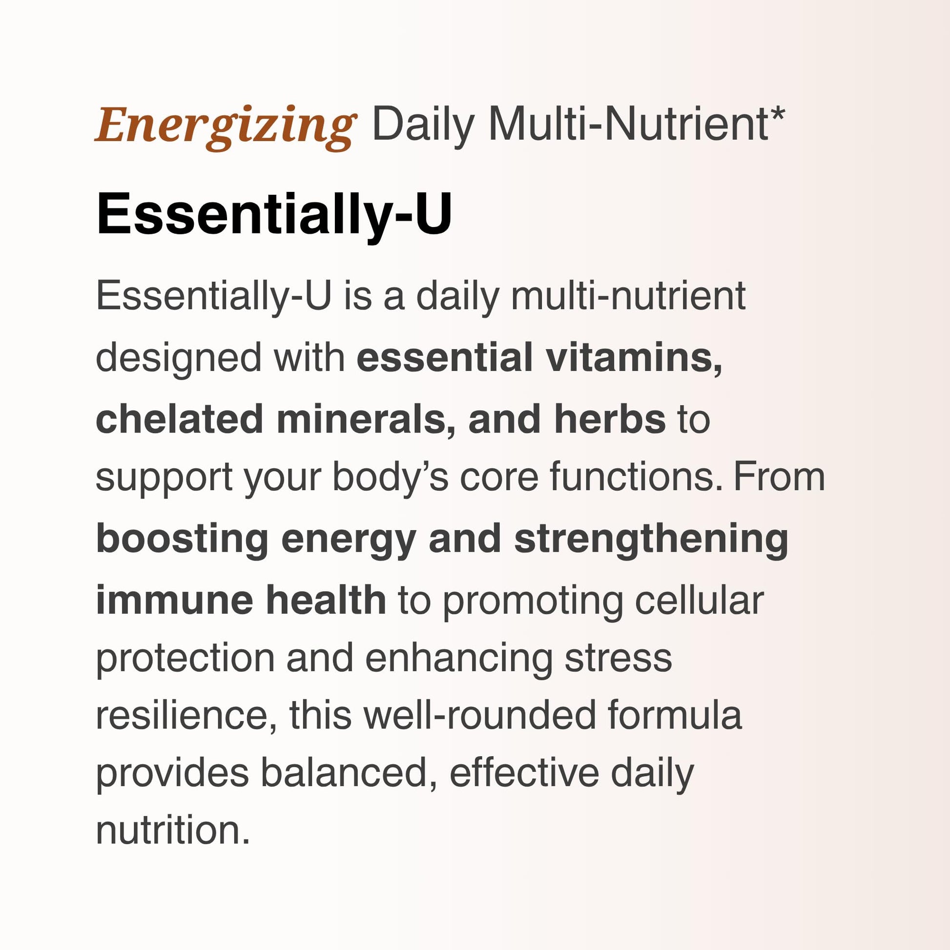 Utzy Naturals Essentially-U Multi-Nutrient | Whole Food Antioxidants + Chelated Minerals for Everyday Health | 180 Capsules Utzy NaturalsAu supplements