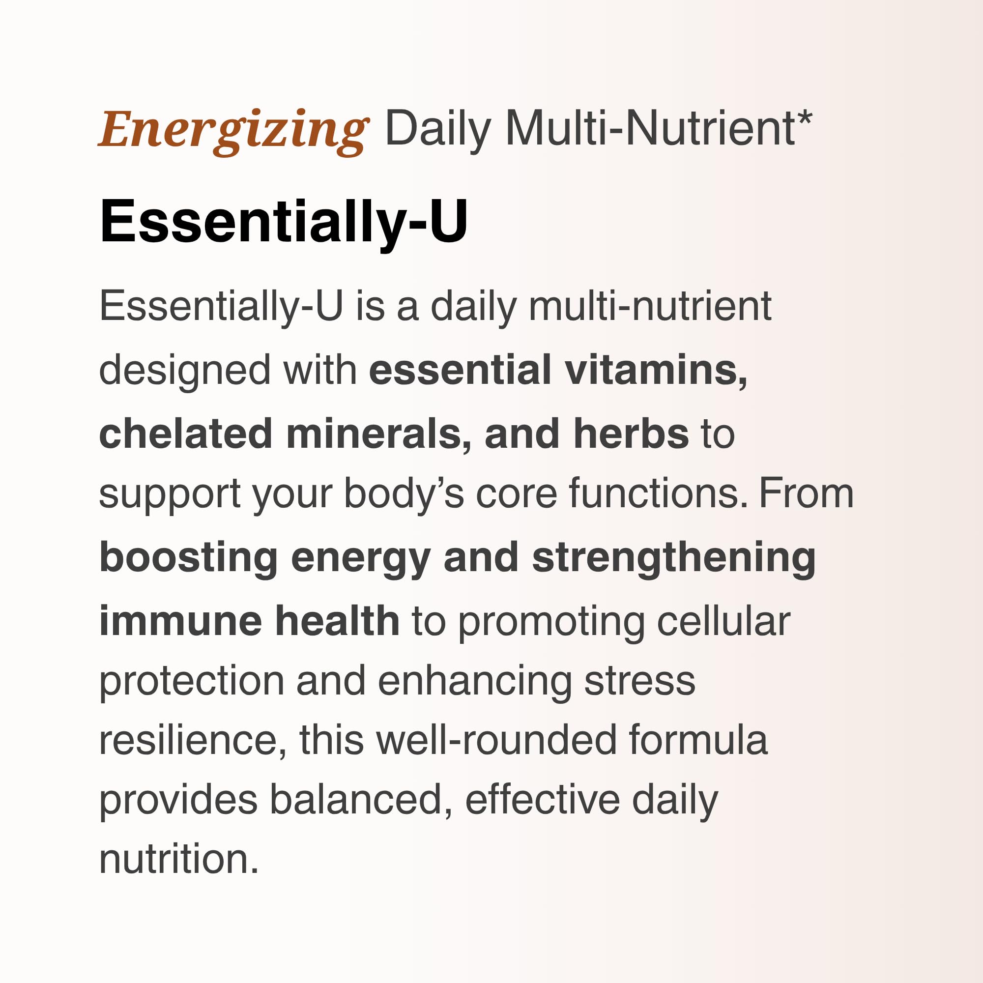 Utzy Naturals Essentially-U Multi-Nutrient | Whole Food Antioxidants + Chelated Minerals for Everyday Health | 180 Capsules Utzy NaturalsAu supplements