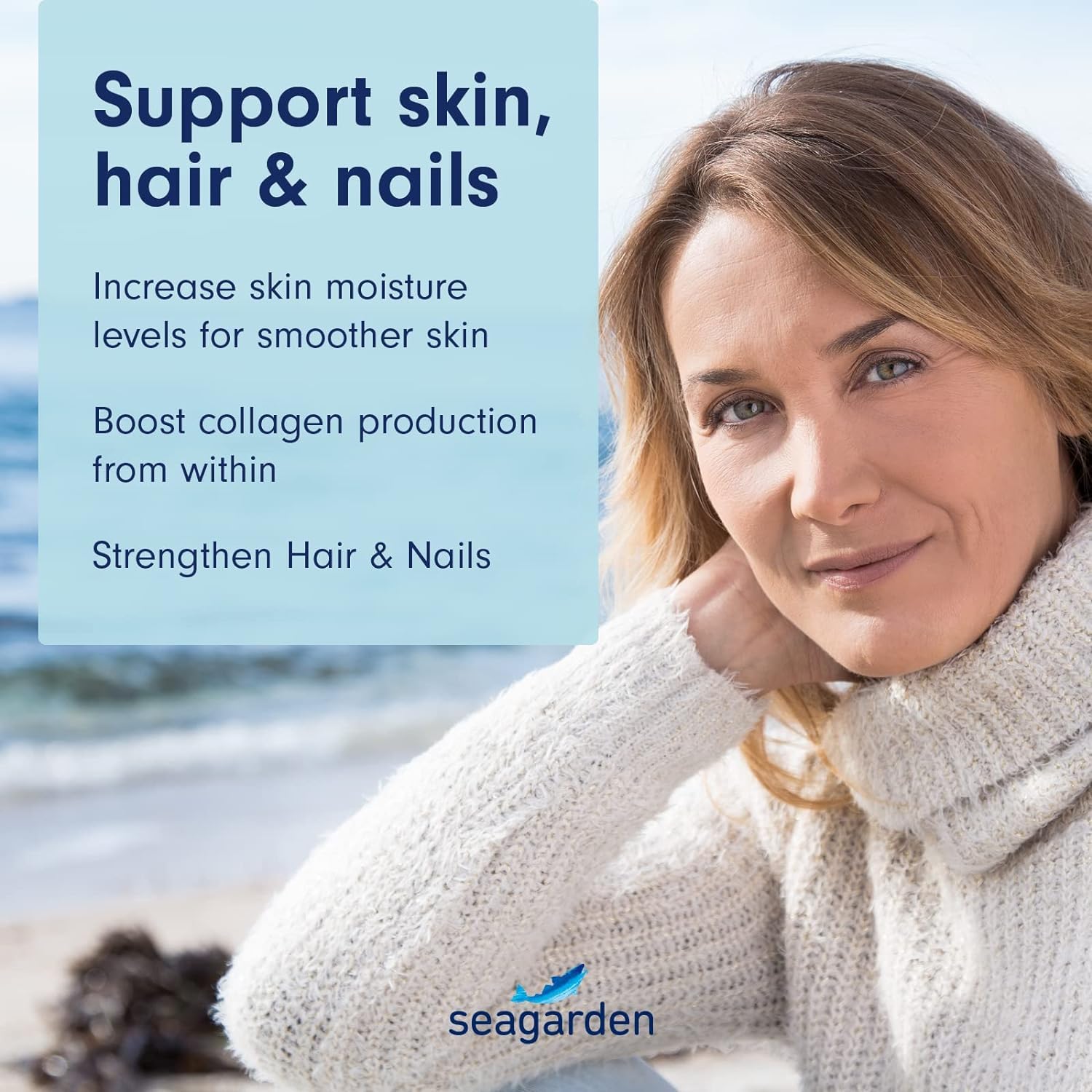 Seagarden Pure Marine Collagen Powder (Type I & III) | Wild-Caught Arctic Cod SEAGARDENAu supplements