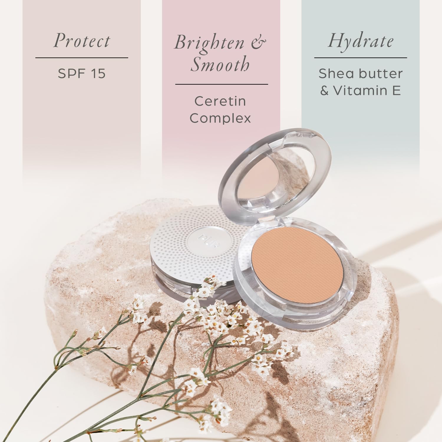 PUR Beauty 4-in-1 Pressed Mineral Makeup Powder Foundation with SPF 15 - Concealer & Finishing Compact Pressed Powder for Face - Buildable Medium to Full Coverage Foundation Powder (Blush Medium) PÜR MINERALSAu supplements