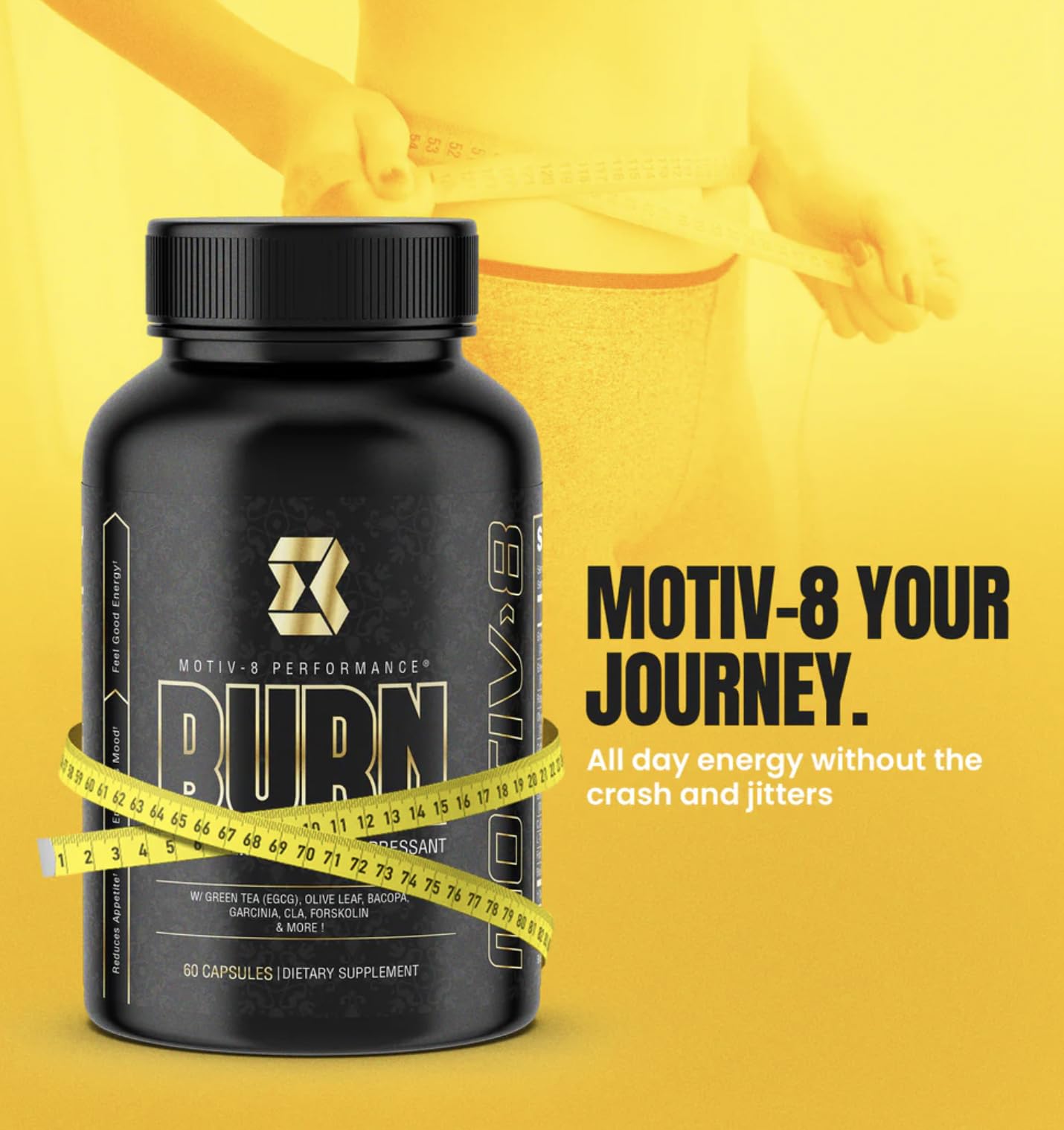 Motiv-8 Performance Pre-Workout Capsules, Natural, Feel Good Energy, No Crash or Jitters Motiv-8Au supplements