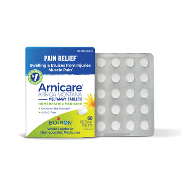Boiron Arnicare Tablets for Pain Relief from Muscle Pain, Joint Soreness, Swelling from Injury or Bruises - 60 Count BoironAu supplements