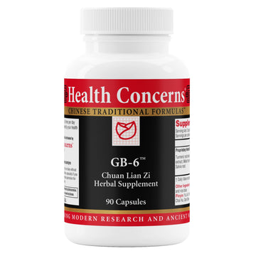 Health Concerns GB-6 – Gallbladder Support Supplement – Chuan Lian Zi Herbal Formula – Natural Gallstone Support – Bupleurum, Turmeric, Dandelion Root Extracts– Chinese Herbal Capsules – 90 Capsules Health ConcernsAu supplements