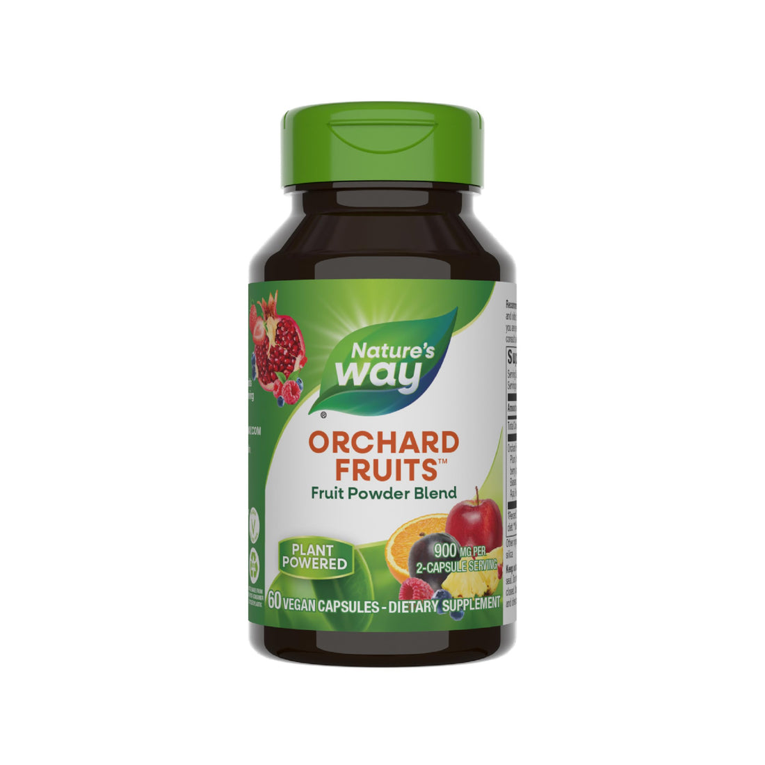 Nature's Way Orchard Fruits, Fruit Powder Blend, Contains 12 Different Fruits, 900mg Per 2-Capsule Serving, 60 Capsules Nature's WayAu supplements