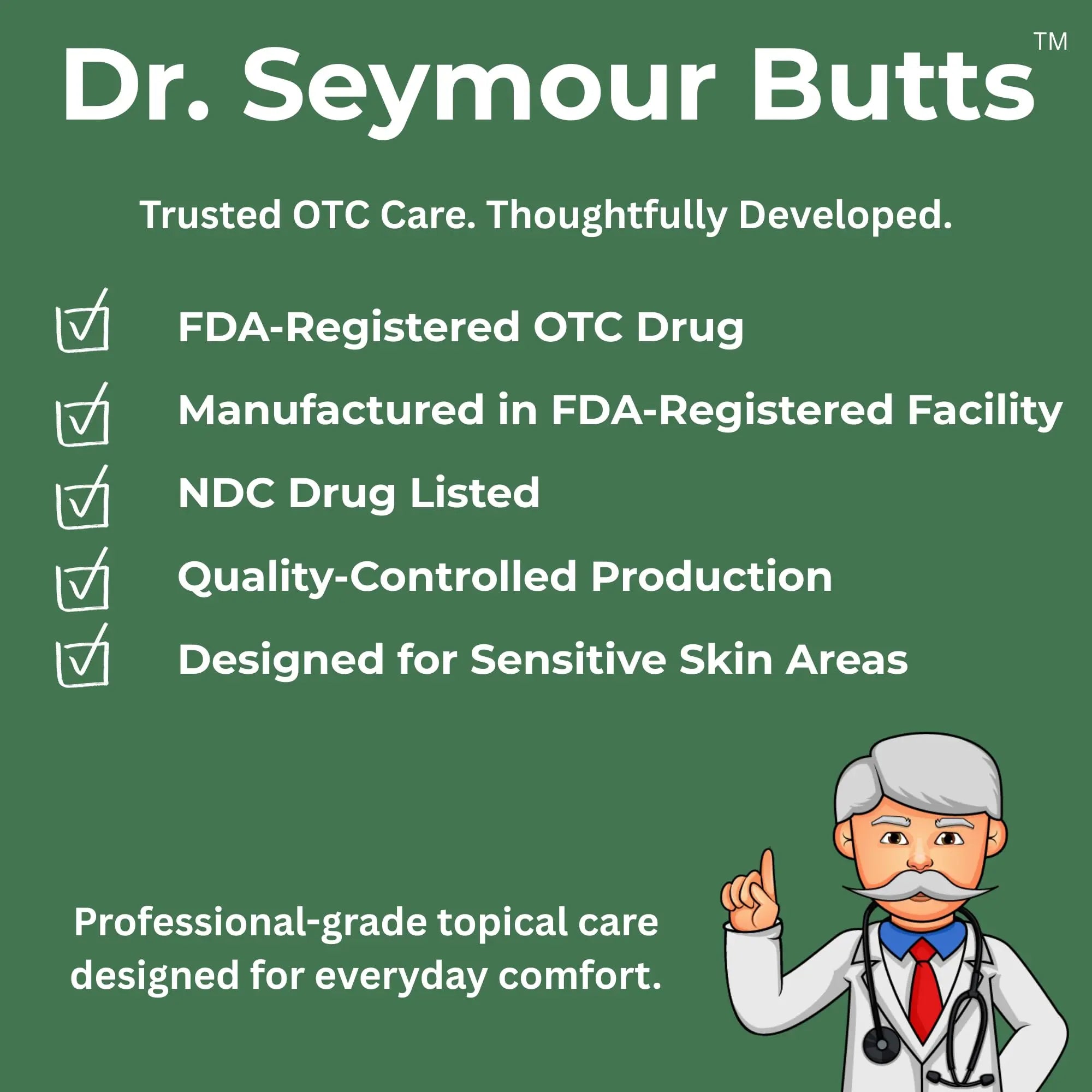 Dr. Seymour Butts Hemorrhoid Ointment – Lidocaine 5% Pain Relief for Burning, Itching & Irritation | External Hemorrhoid Care with Witch Hazel, Aloe & Botanical Support Dr. Seymour ButtsAu supplements