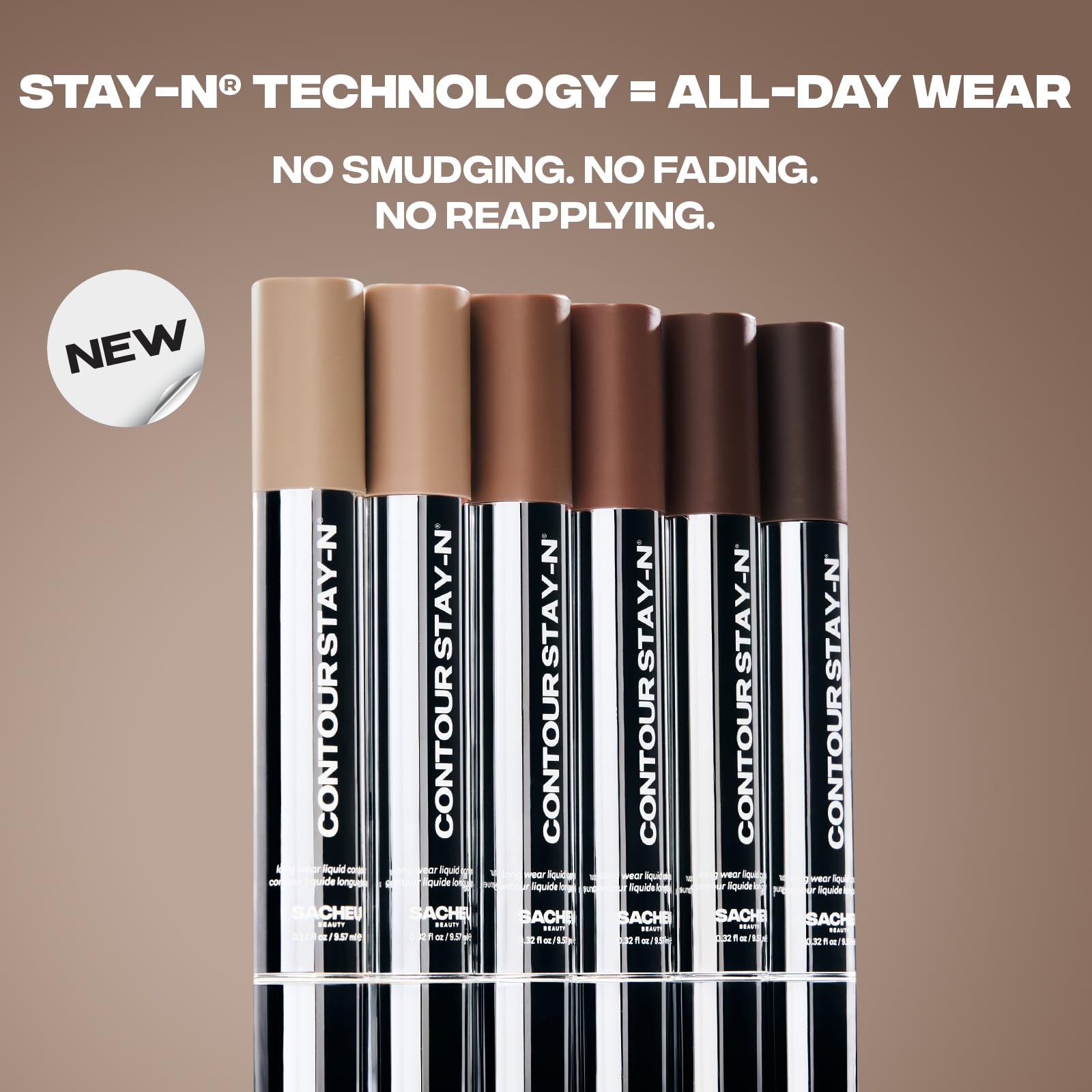 Sacheu Liquid Contour STAY-N Long Wear Cream Contour Makeup — Long Lasting, Blendable, & Lightweight Formula — Vegan & Cruelty-free, Giving Drama SacheuAu supplements