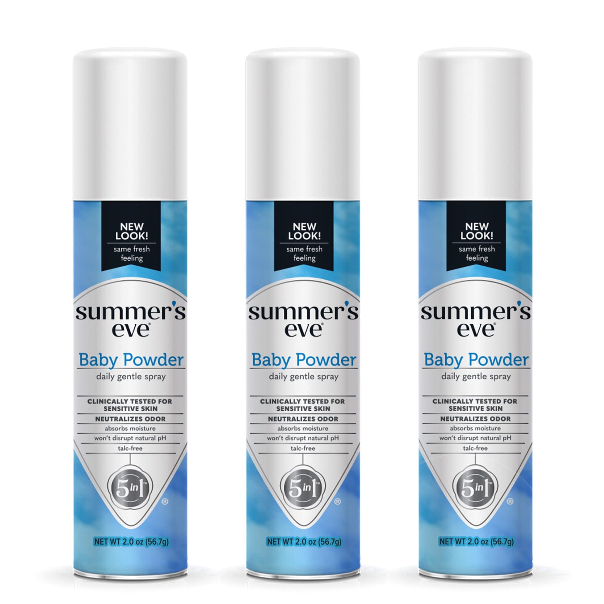 Summer's Eve Baby Powder Daily Gentle Feminine Spray, 2 oz, 3 Pack Summer's EveAu supplements