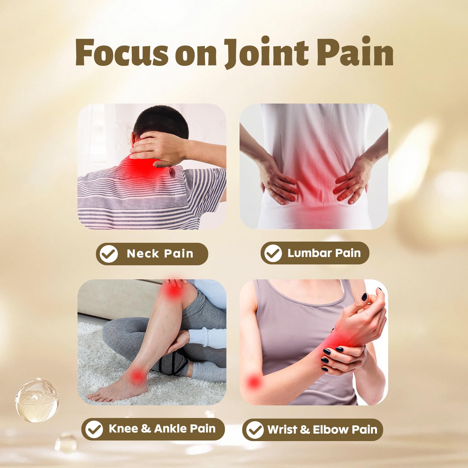 DR. CROWN Joints Health Suppplement, Glucosamine Chondroitin MSM - Joint Support Supplement for Women and Men with Turmeric, MSM &Boswellia, for Cartilage, Joint Health and Flexibility - 120 Capsules DR. CROWNAu supplements