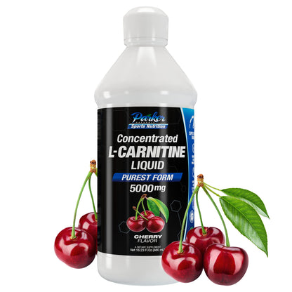 Parker Naturals L-Carnitine 5000 Mg Premium Dietary Supplement Liquid - 16 Oz All Natural Parker NaturalsUS supplements