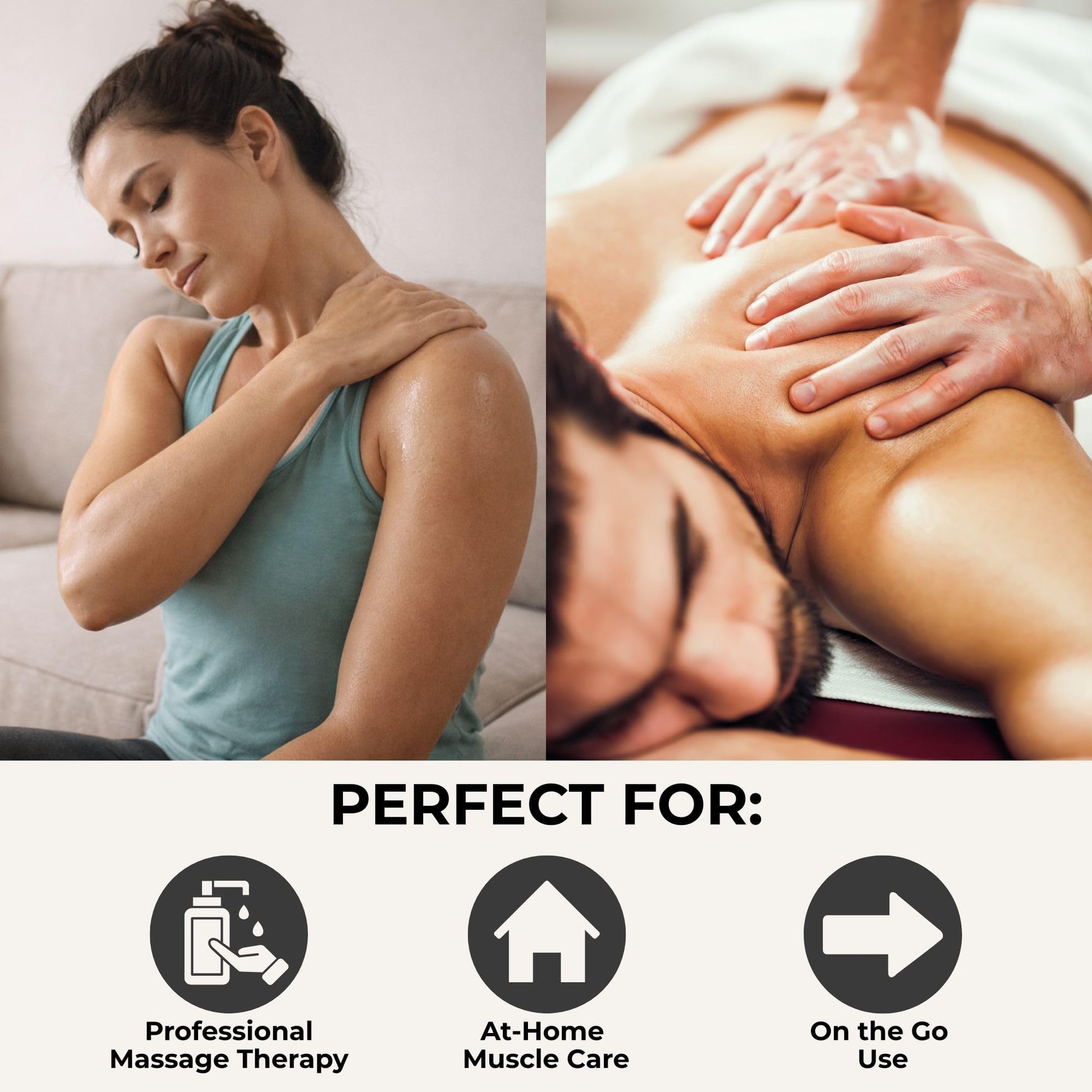 Prossage Heat Warming Relief Massage Oil for Therapuetic Massages, Deep Tissue Massages, and Aromatherapy, Topical Reliever, 8 Ounce Bottle THERABANDAu supplements