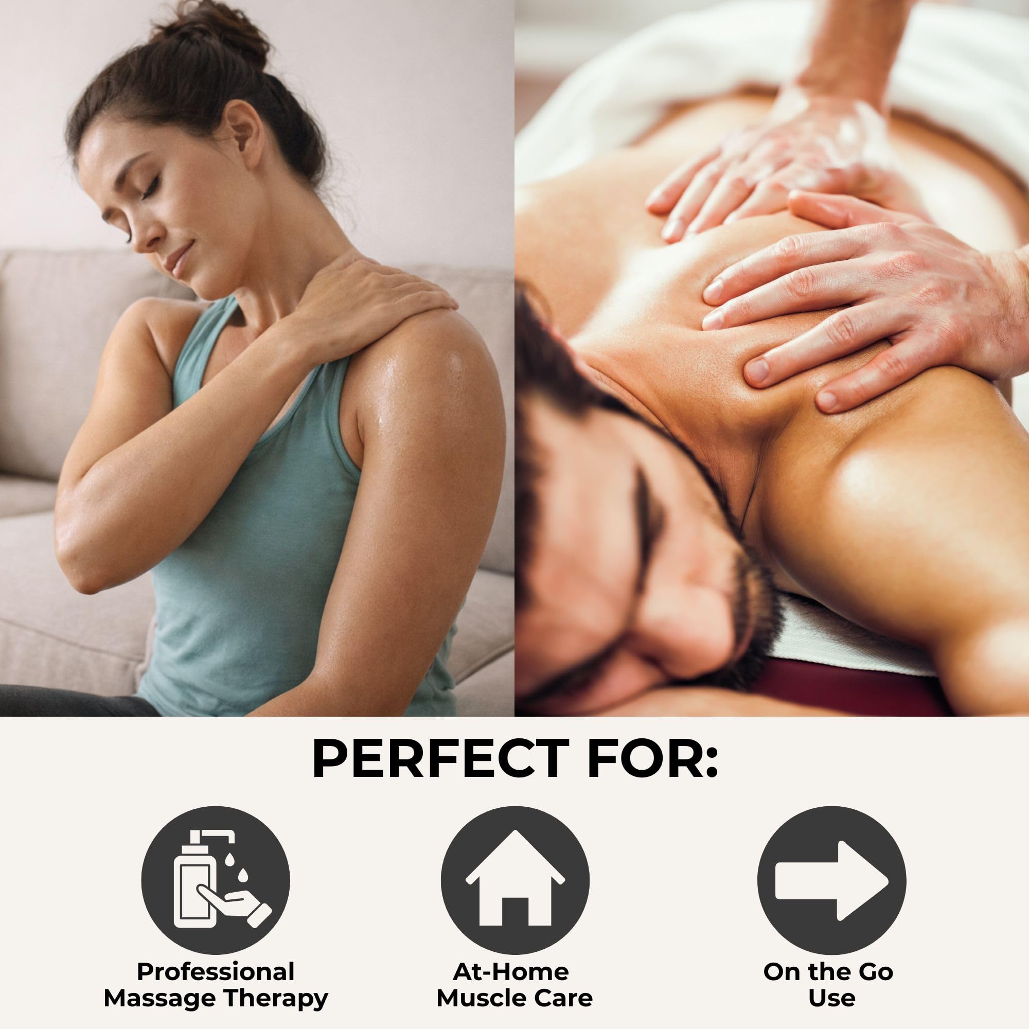 Prossage Heat Warming Relief Massage Oil for Therapuetic Massages, Deep Tissue Massages, and Aromatherapy, Topical Reliever, 8 Ounce Bottle THERABANDAu supplements