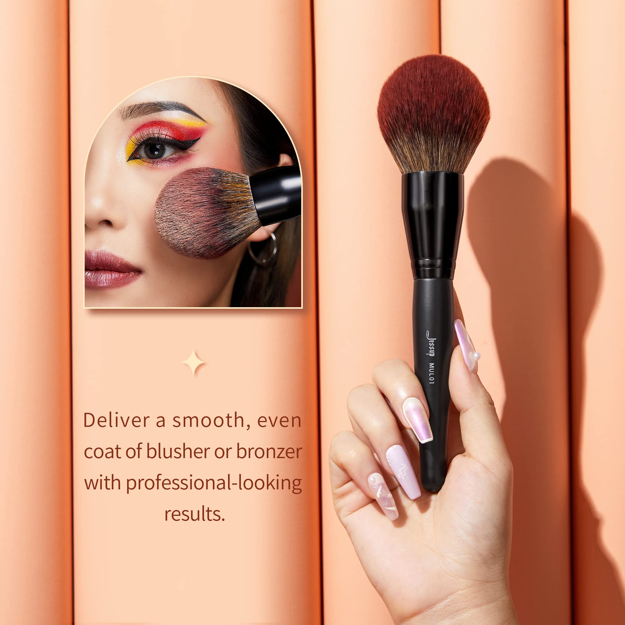 Jessup Powder Makeup Brush, Large Finishing Mineral Powder Brush for Full Face, Body Makeup, Vegan Flawlessly Face Brush for Powder, Blush & Bronzer MUL01 JessupAu supplements