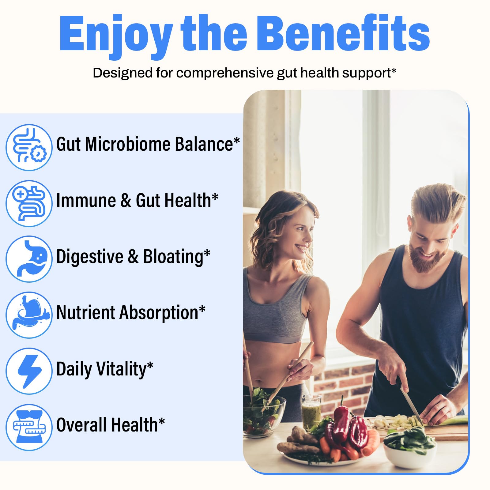 (180 Capsules) Probiotics for Women & Men, 5-in-1 Probiotic, Prebiotic, Postbiotic, Organic Herbs & 16 Digestive Enzymes Blend, 300 Billion CFU, Complete Gut Health, Digestive Health & Immune* NisavainAu supplements