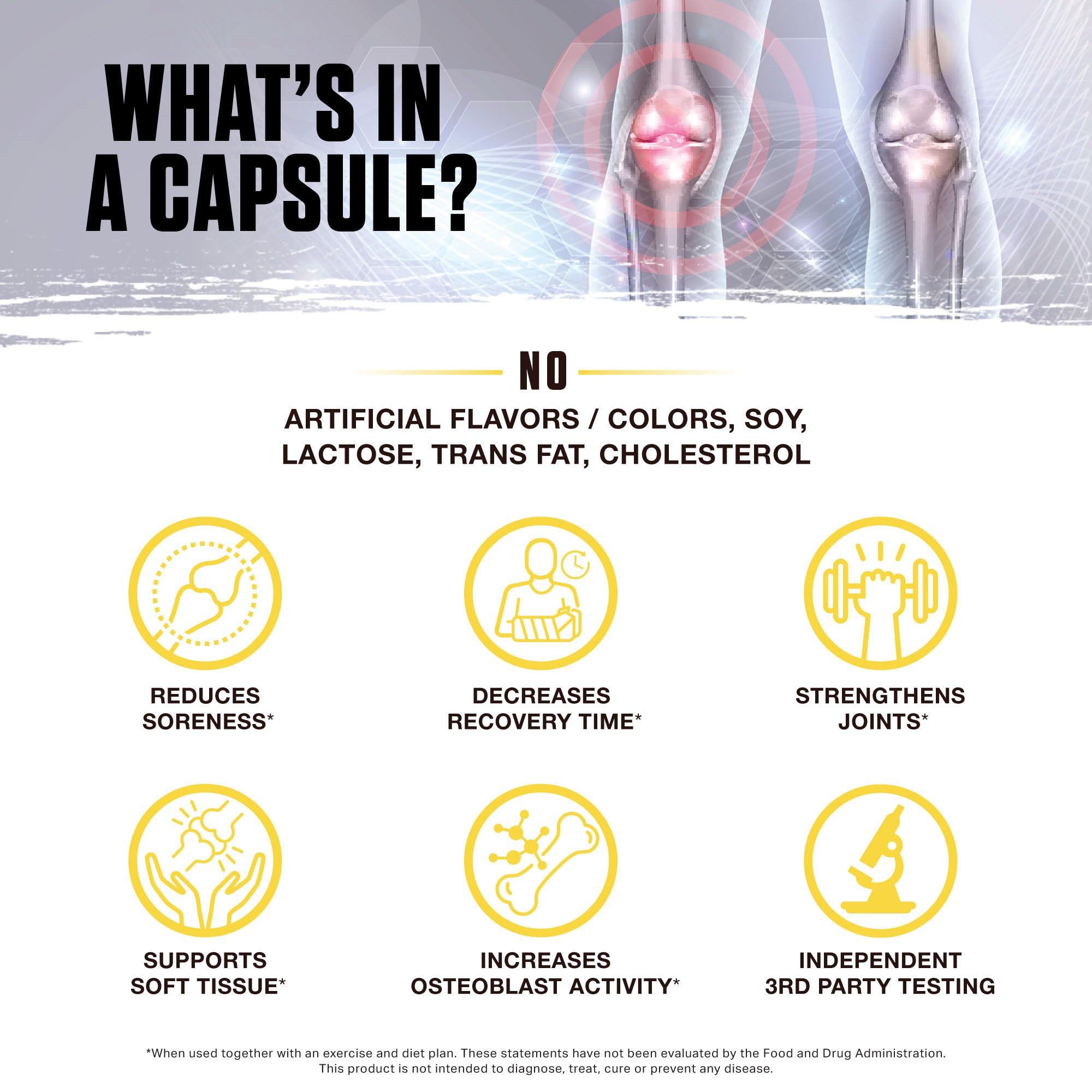 Ambrosia Mwendo - Joint & Ligament Repair | Strengthen Tendons & Increase Soft Tissue Extensibility | Muscle Soreness, & Recovery Time with BioCell Collagen | 90 Veggie Capsules AmbrosiaAu supplements