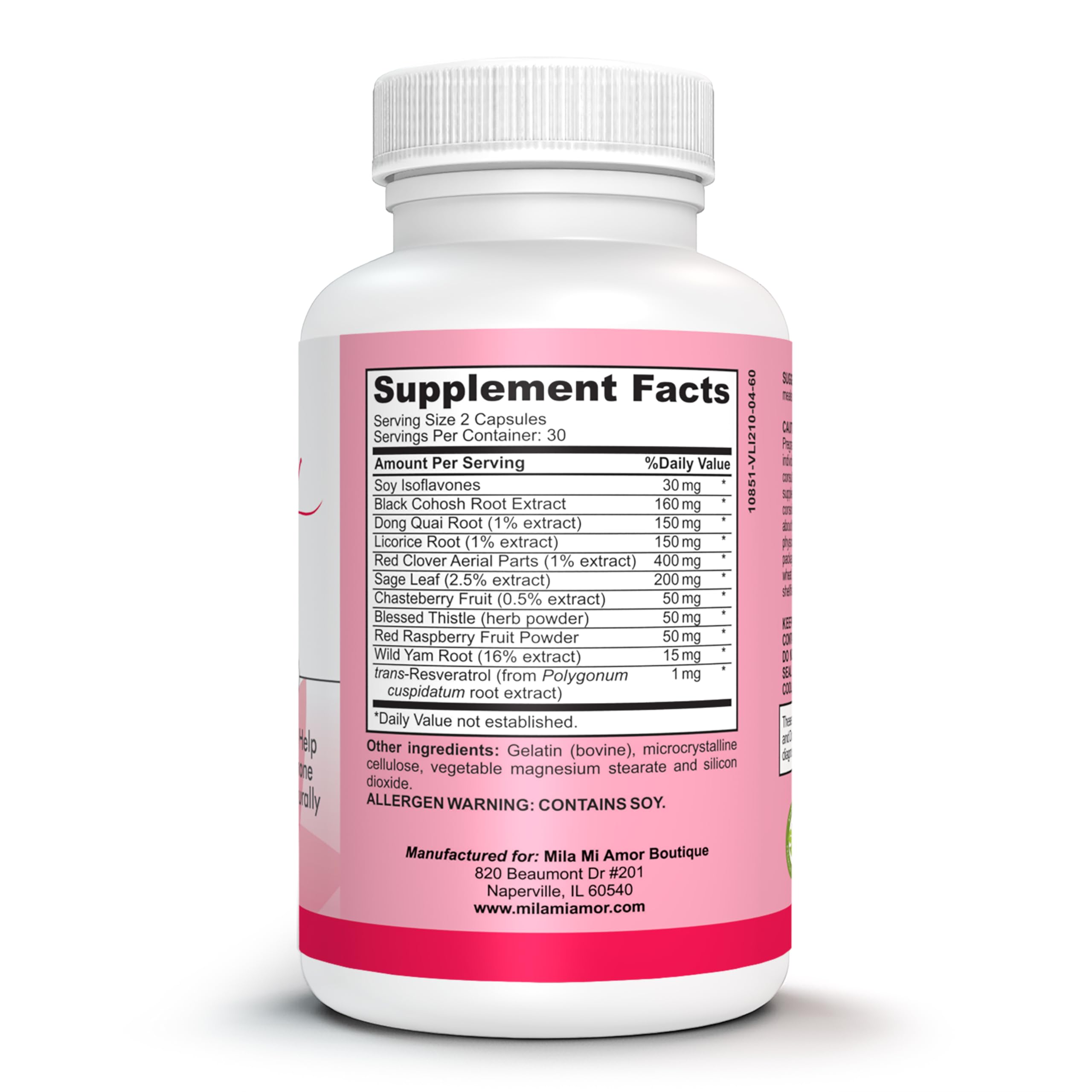 Women's Support | Special Formula | Hormone Regulator w/Natural Ingredients MilamiamorUS supplements