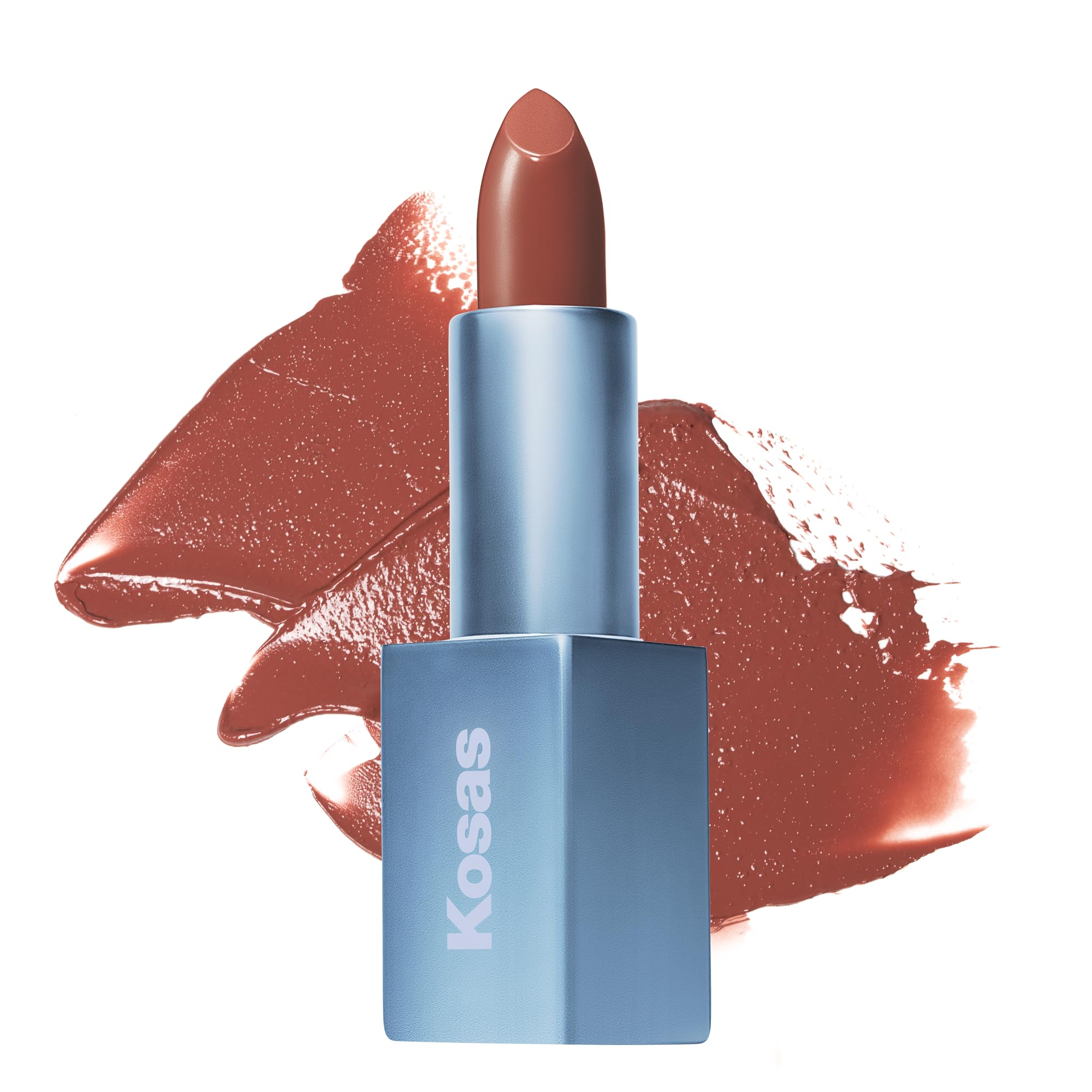 Kosas Weightless Lip Color Nourishing Satin Lipstick - High Impact Lip Color with Clean Formula - Comfy Feel & Soft Finish - Turned On KosasAu supplements