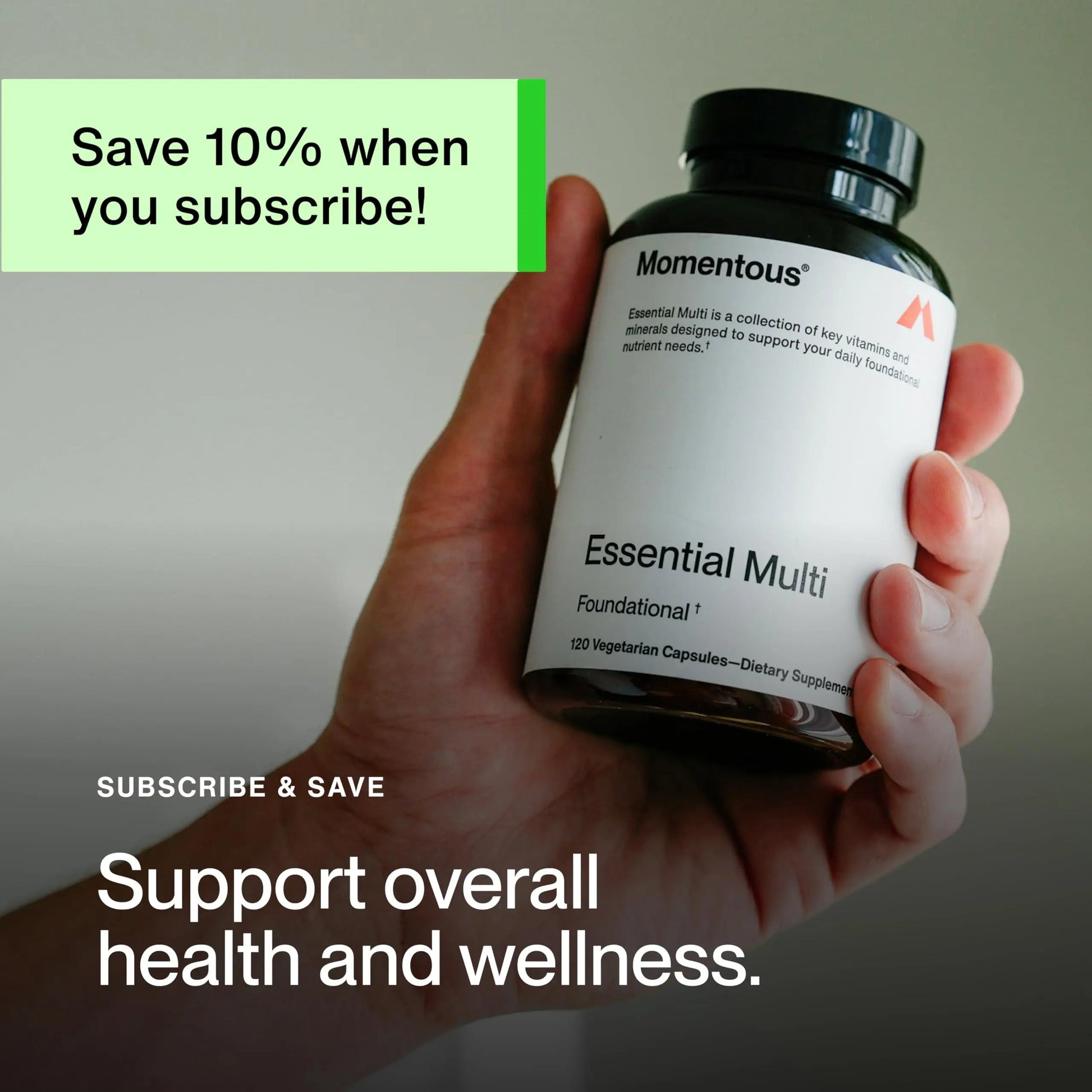 Momentous Essential Multivitamin for Women & Men - Complete Vitamin & Mineral Complex for Athletes & Wellness Enthusiasts - GMO- & Gluten-Free MomentousAu supplements