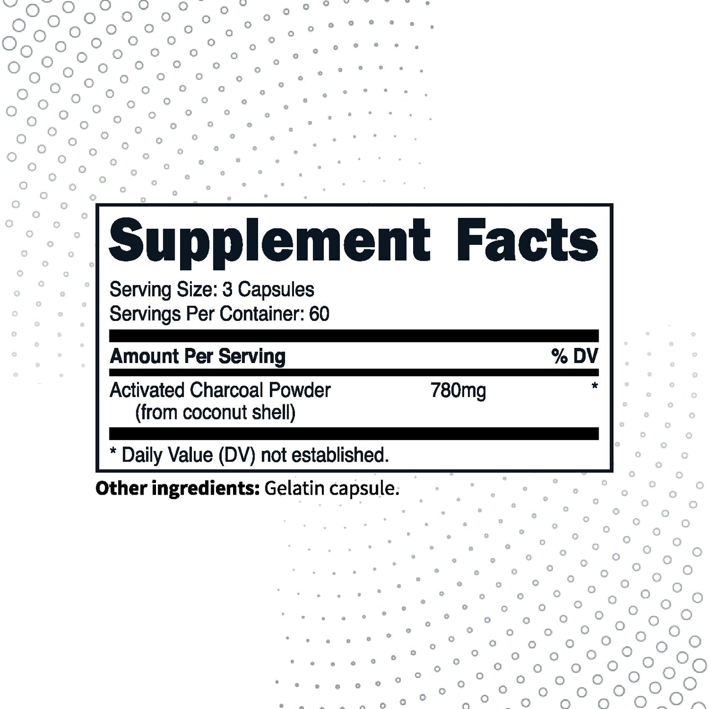 Type Zero Activated Charcoal Capsules (180 Count) - 60 Servings, 780mg Per Serving, from Coconut Shell, Non-GMO, Gluten-Free Type ZeroUS supplements