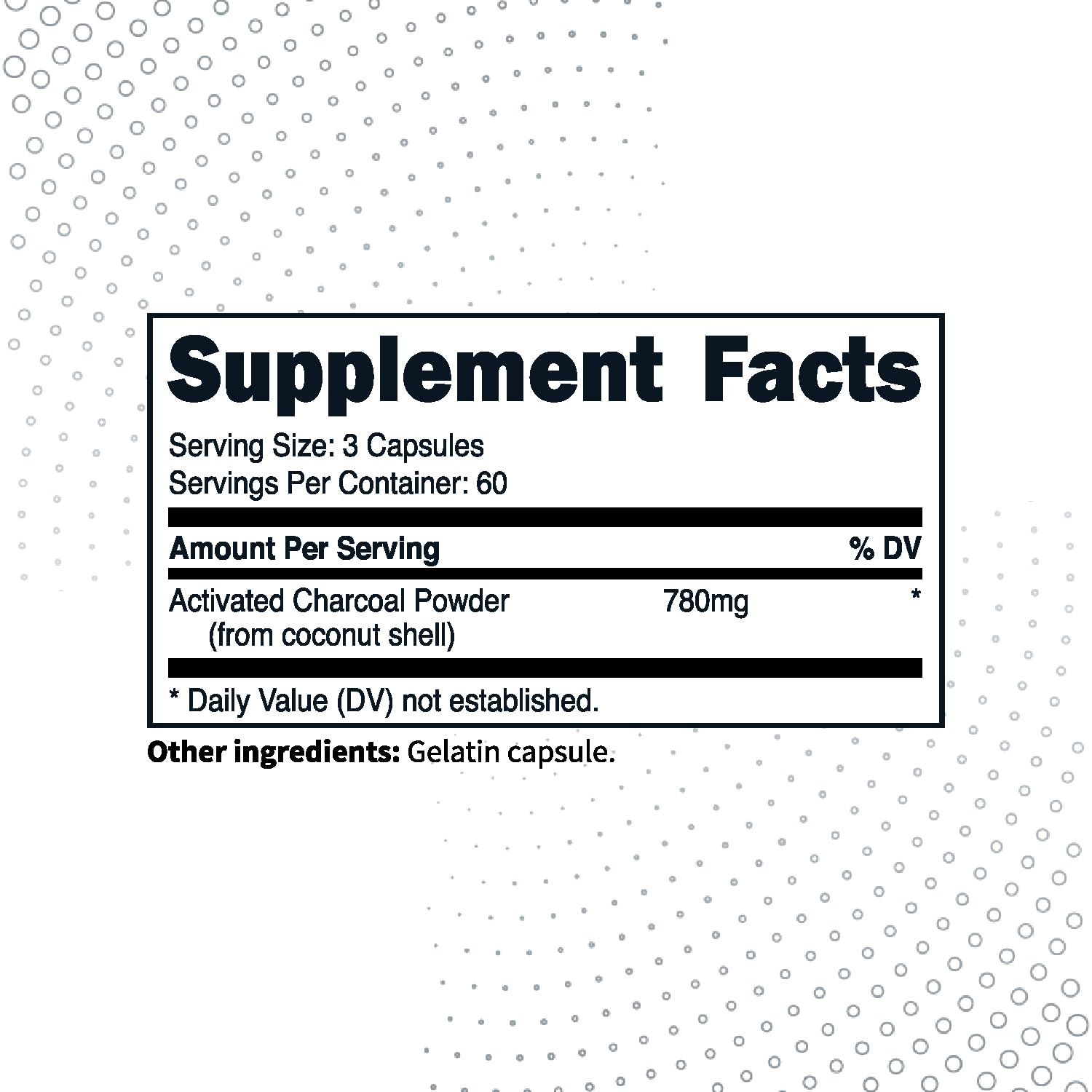 Type Zero Activated Charcoal Capsules (180 Count) - 60 Servings, 780mg Per Serving, from Coconut Shell, Non-GMO, Gluten-Free Type ZeroUS supplements